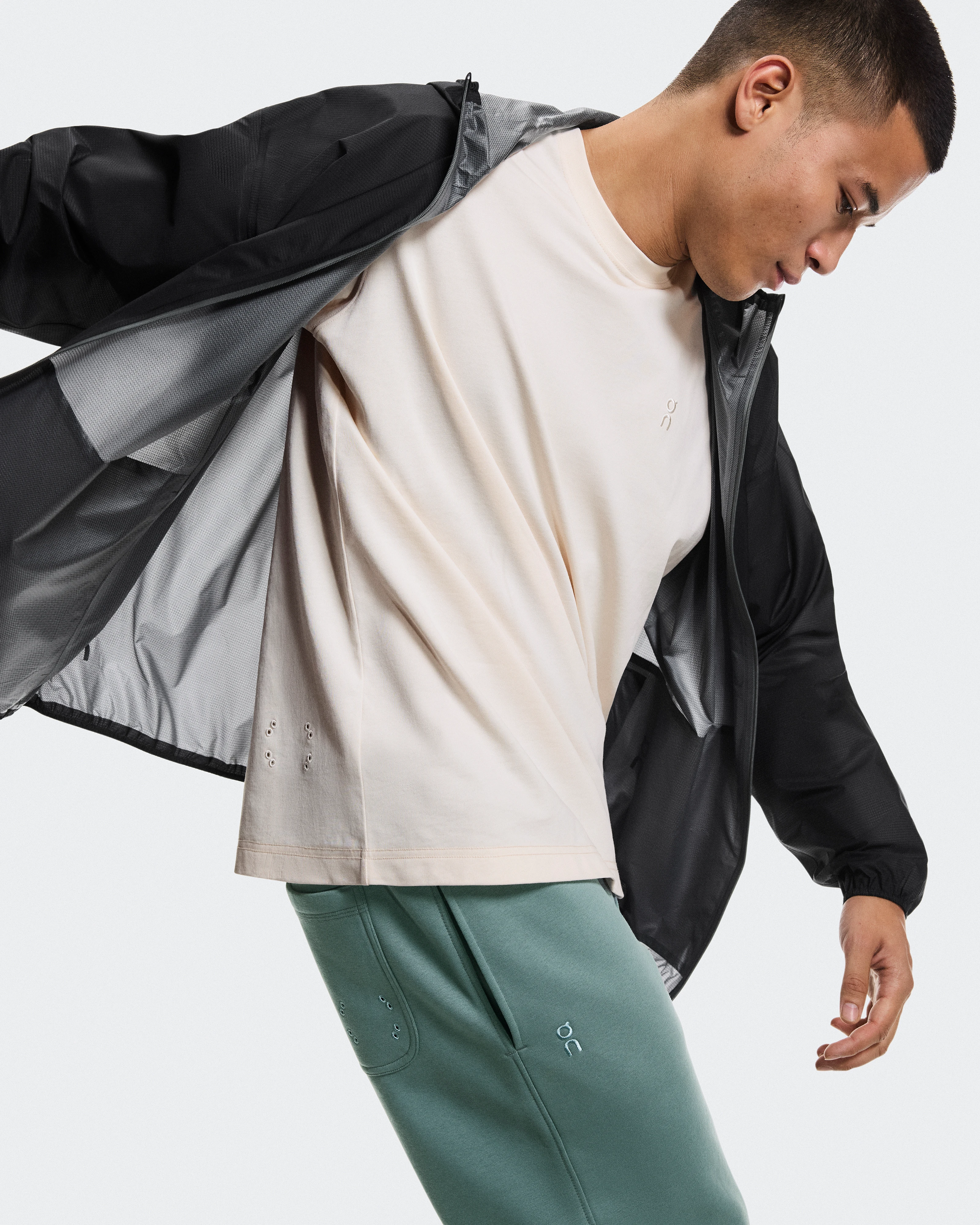 On Explore Lightweight Waterproof Jacket Black Men Jackets