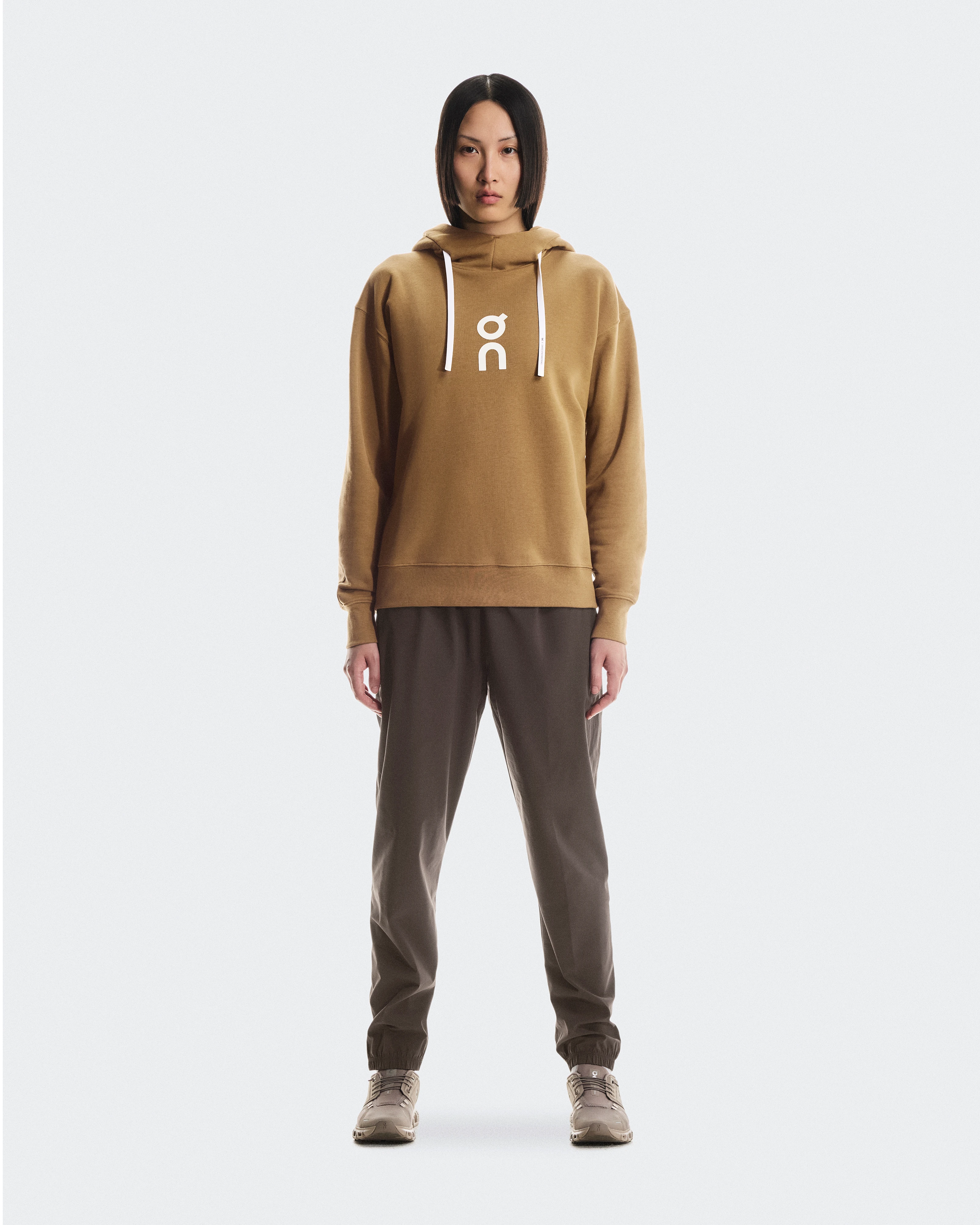 On Club Hoodie Nutmeg Women Hoodies and sweatshirts