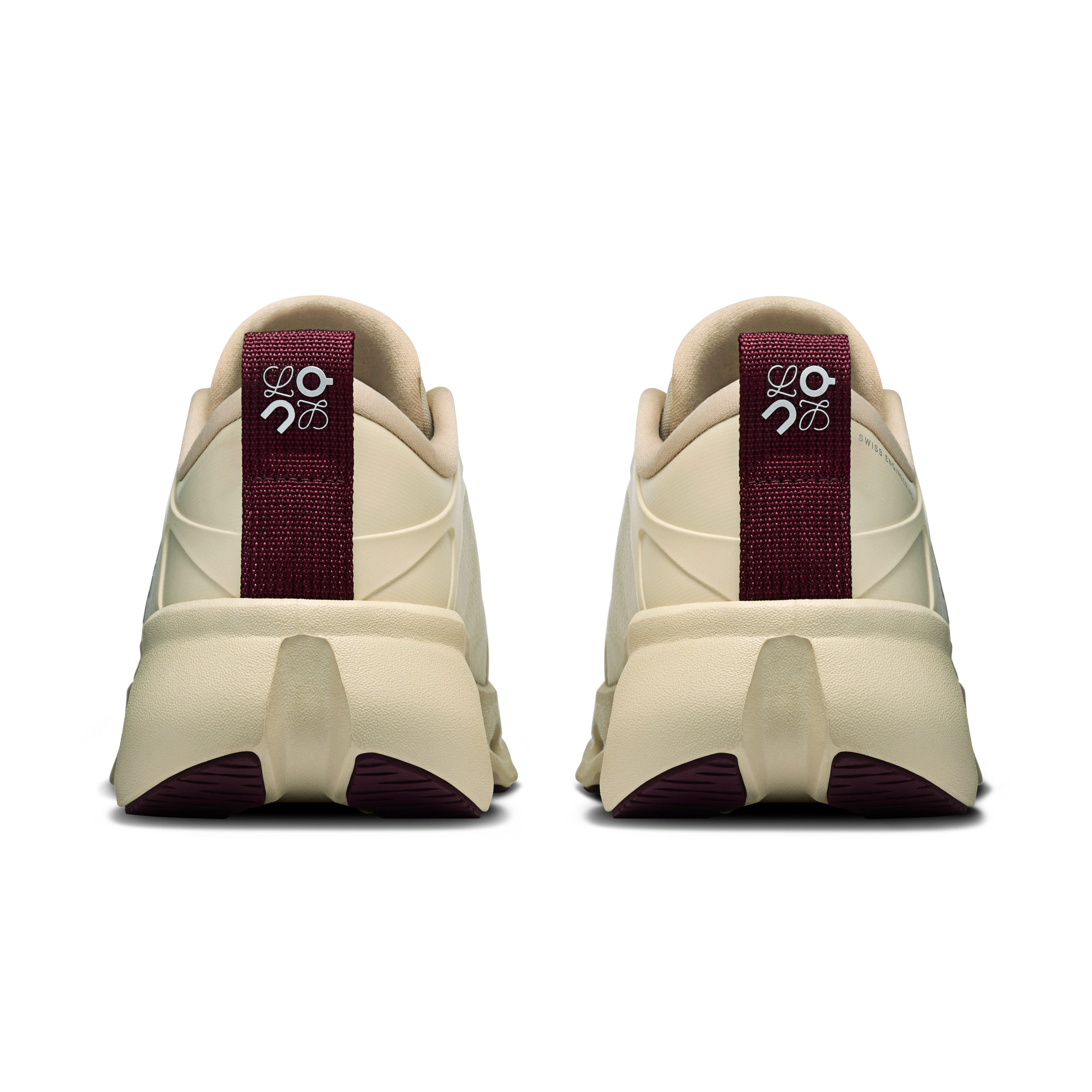 On Cloudsolo LOEWE Sand & Burgundy Women Active life Shoes