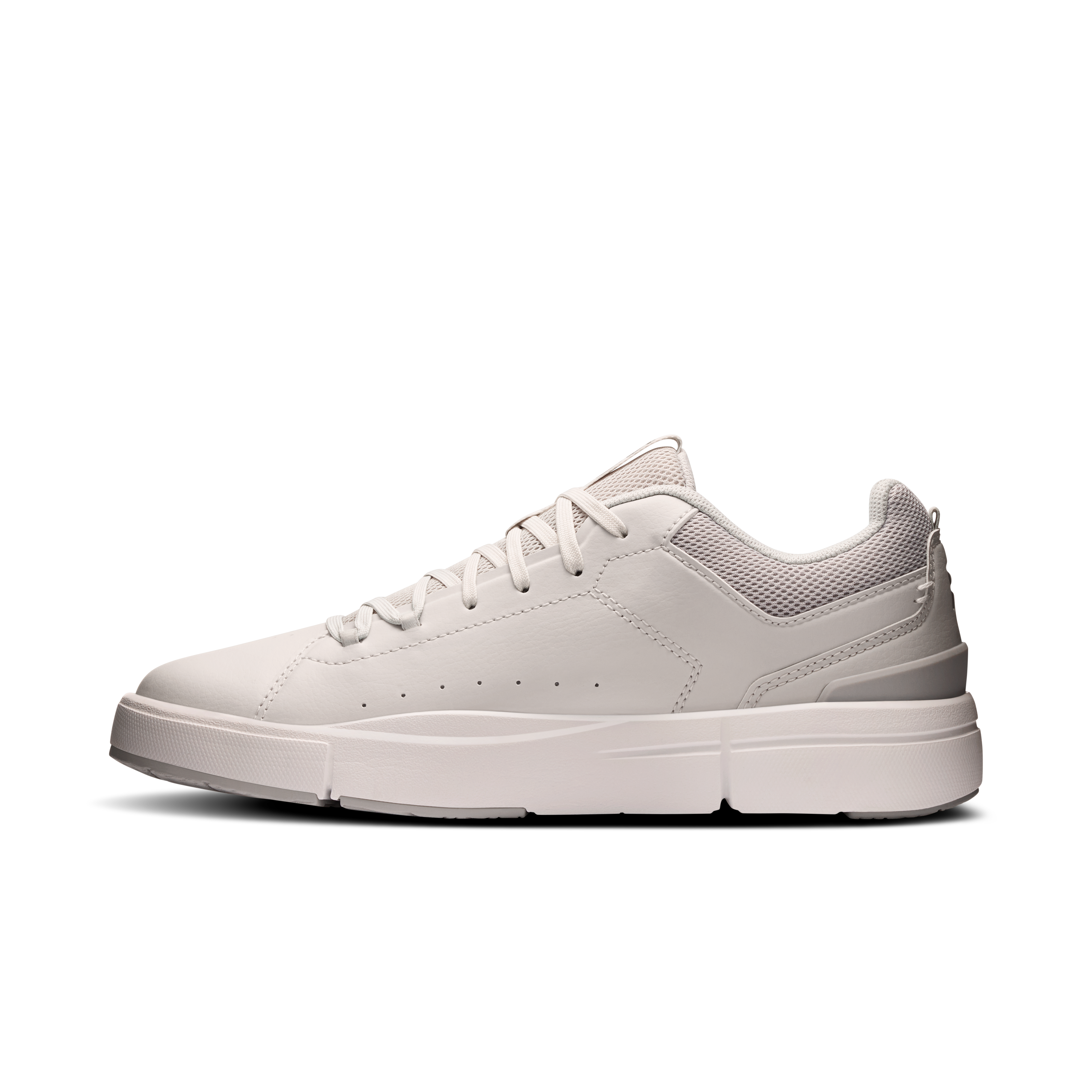 On THE ROGER Youth Frost & Silver Youth Tennis Shoes