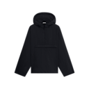 Insulated Half-Zip Anorak Jacket in Black