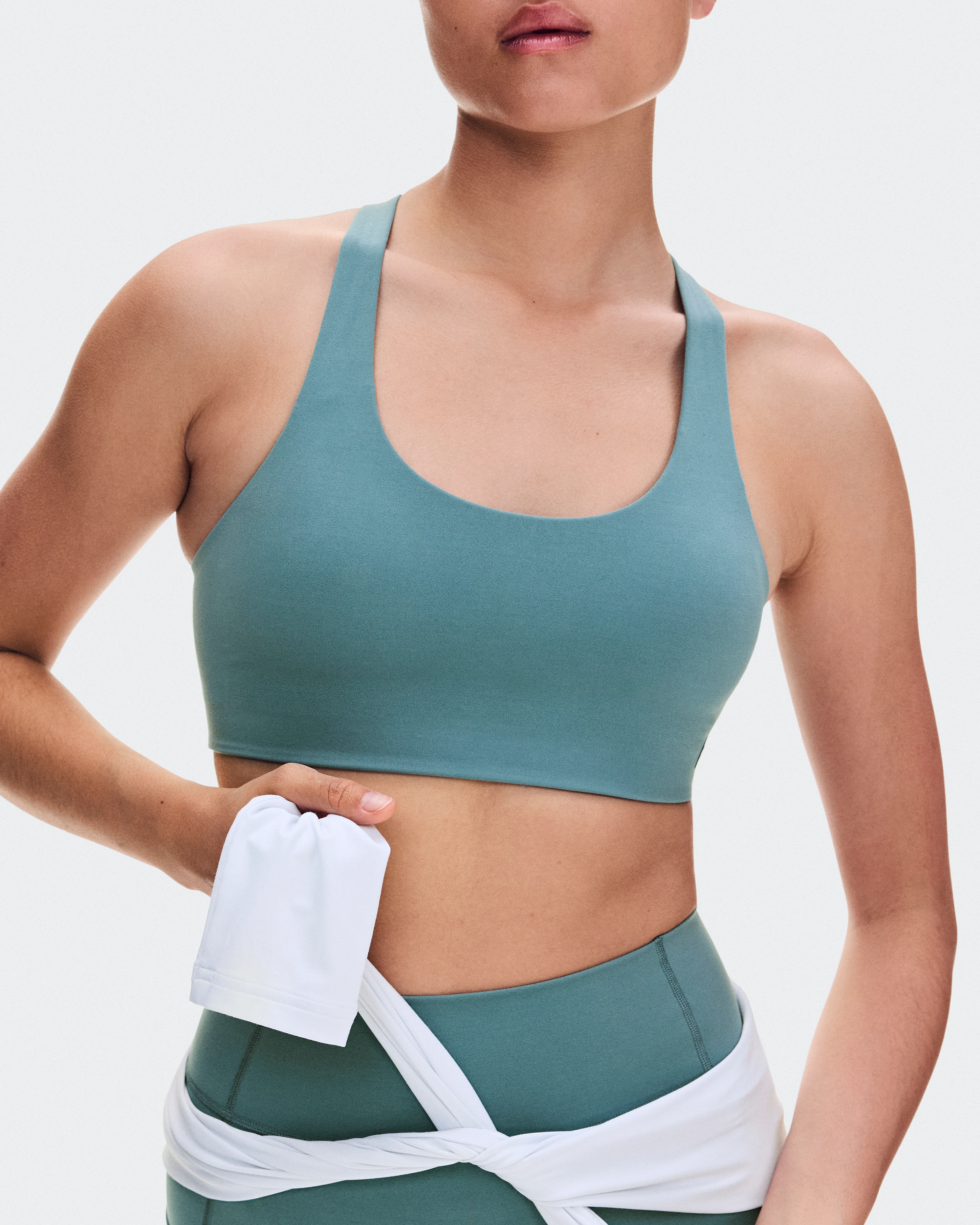 On Studio Racerback Bra Agave Women Bras