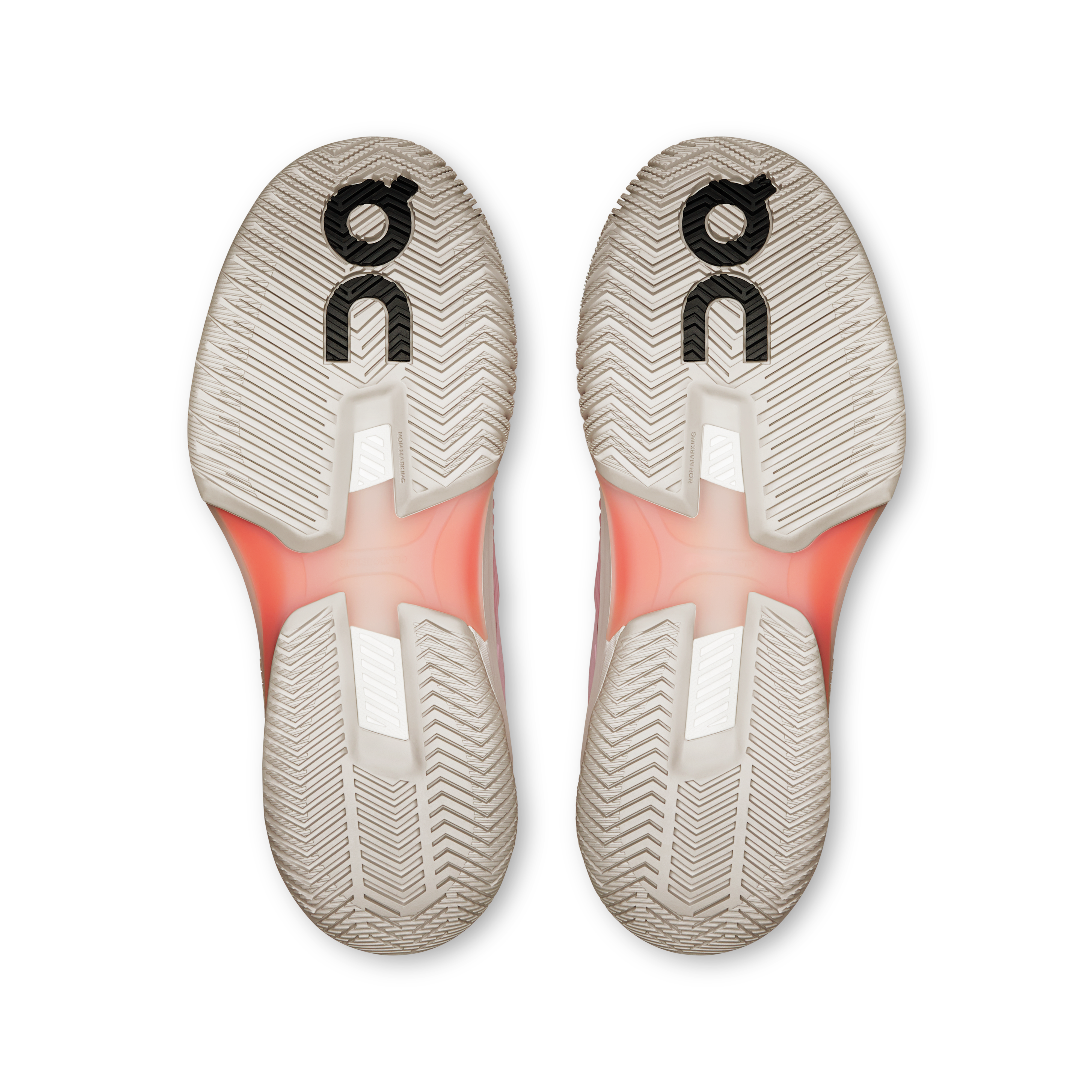 On THE ROGER Pro Fire Pink & Flame Damen Tennis Schuhe