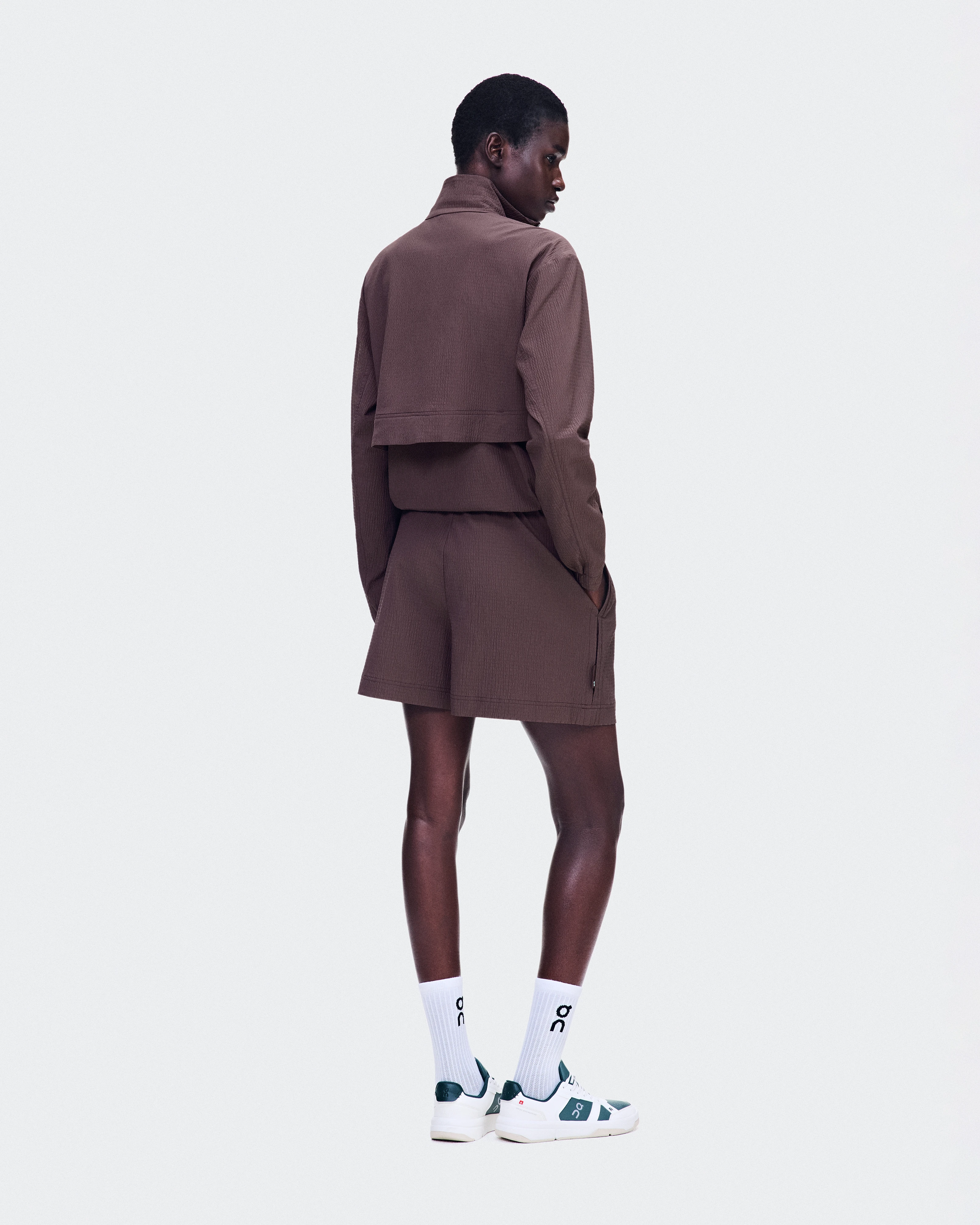 On Courtside 1/2 Zip Eaze Mulberry Women Hoodies and sweatshirts