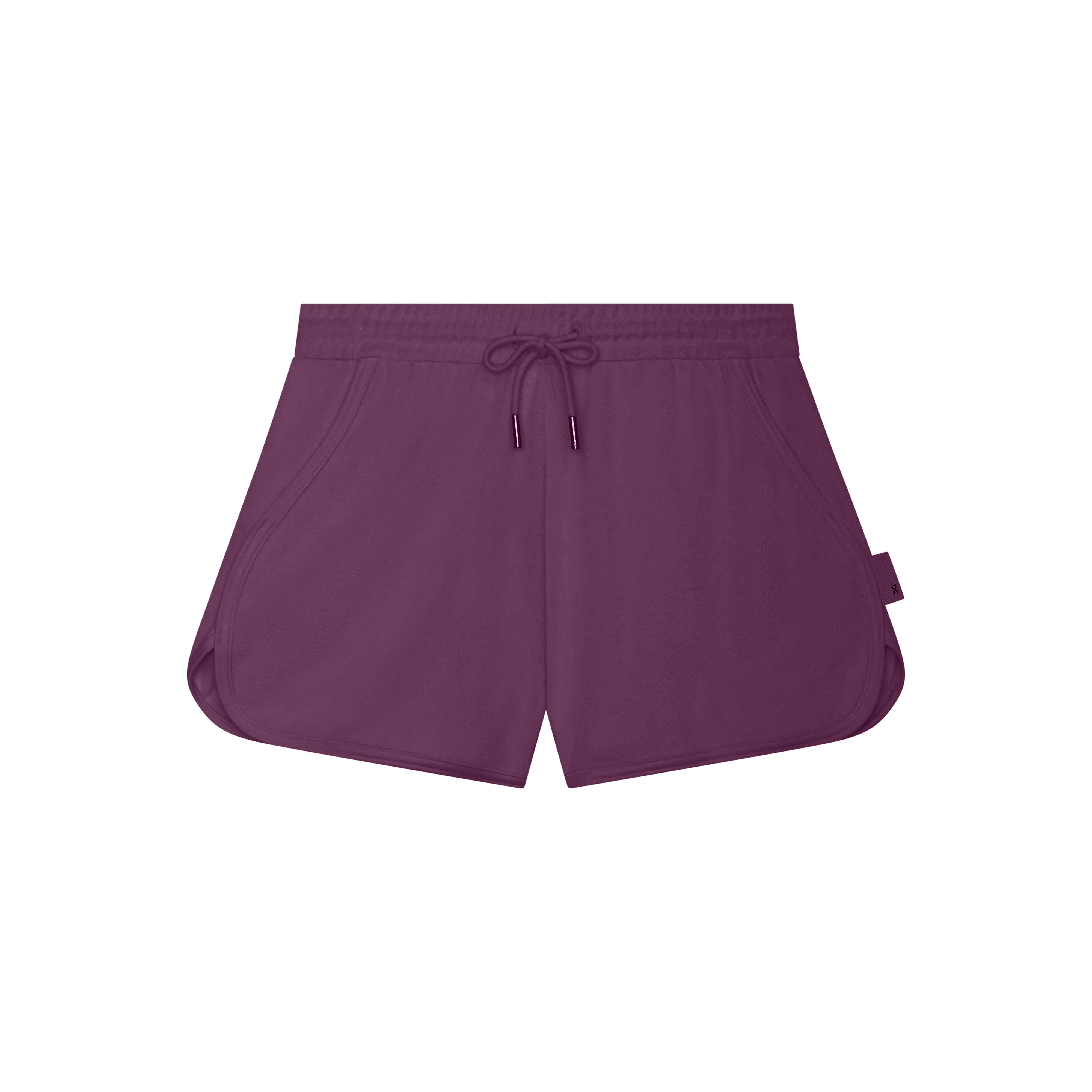 Courtside Shorts Terry in Cassis