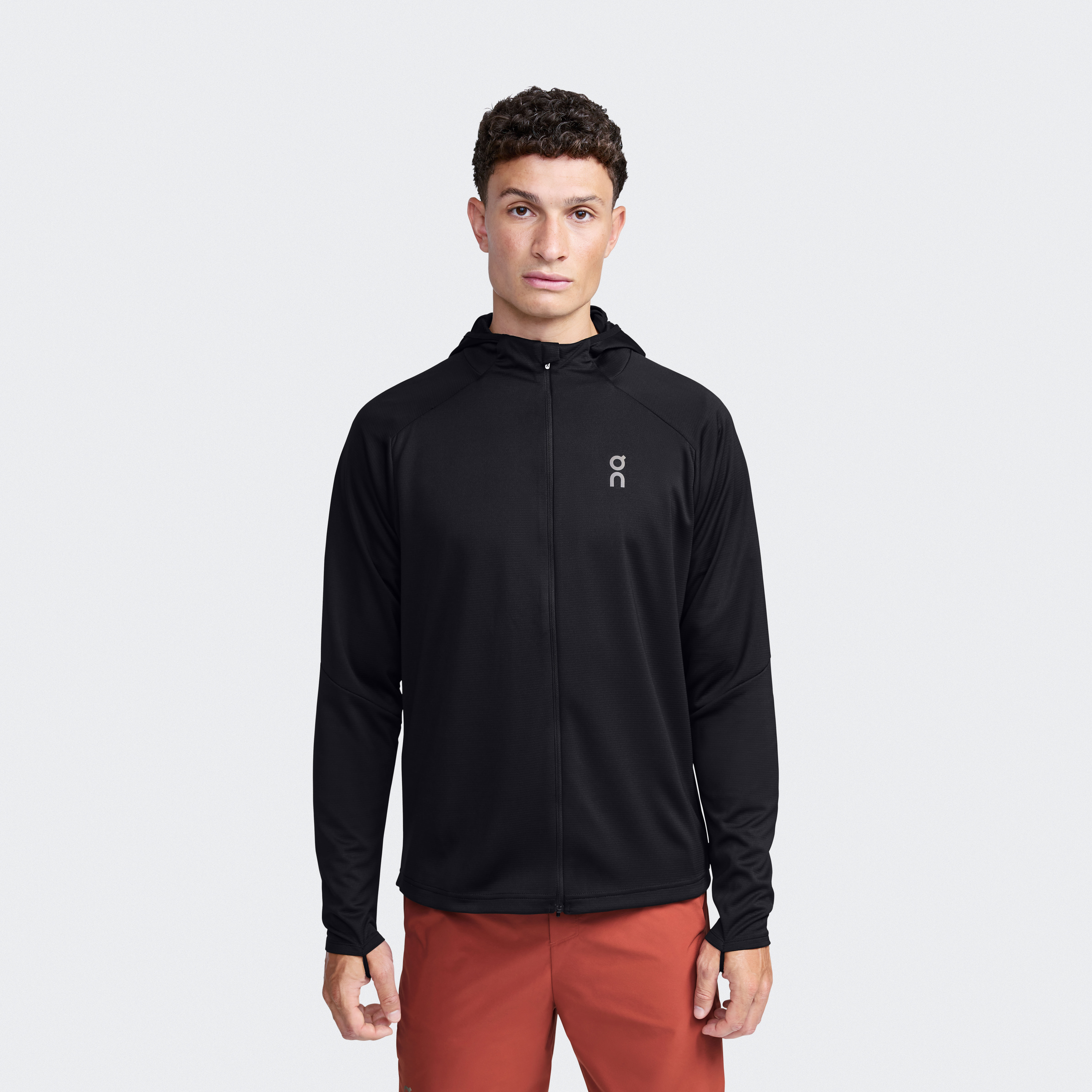 Climate Zip Hoodie in Black