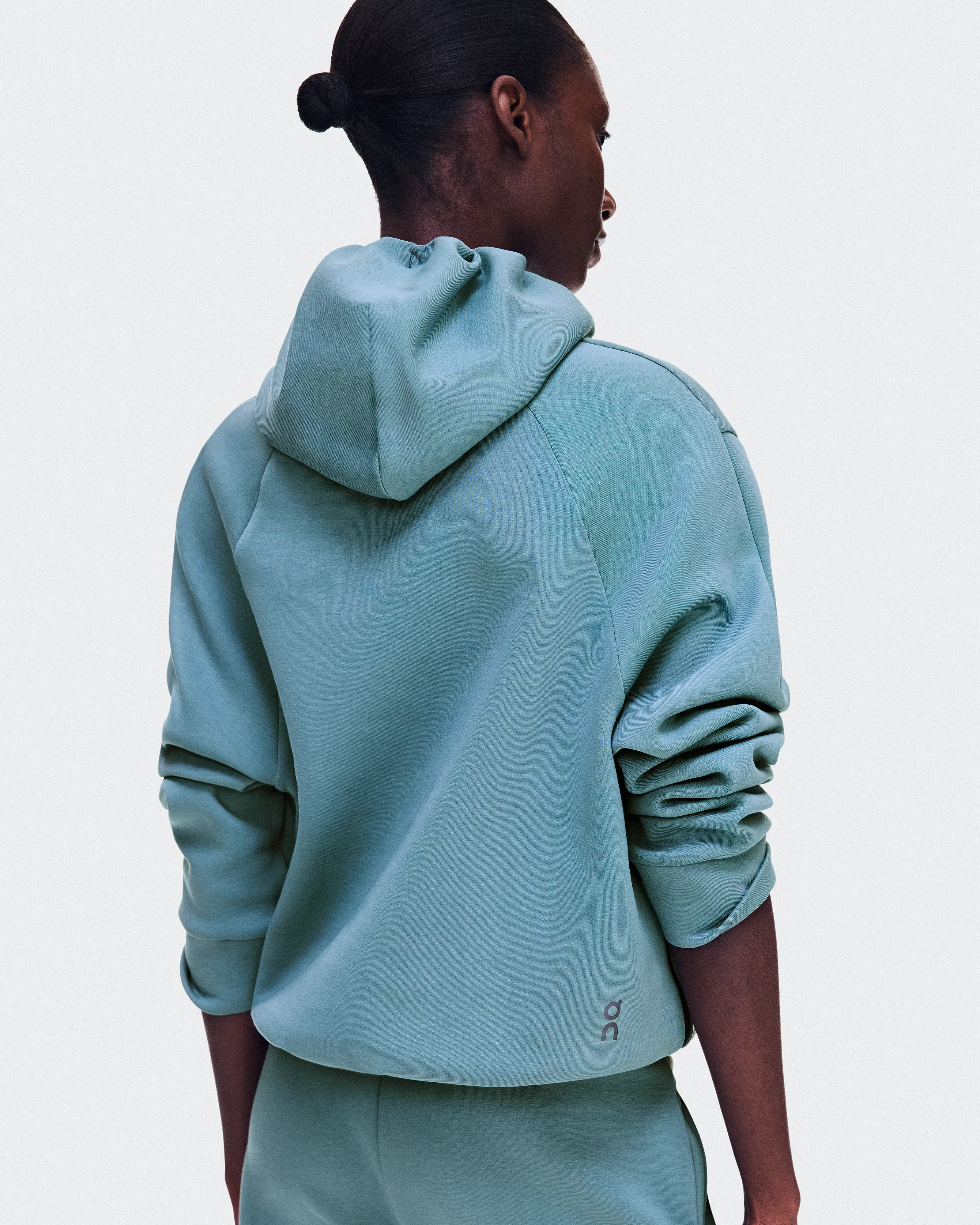 On Focus Tech Hoodie Agave Donna Felpe