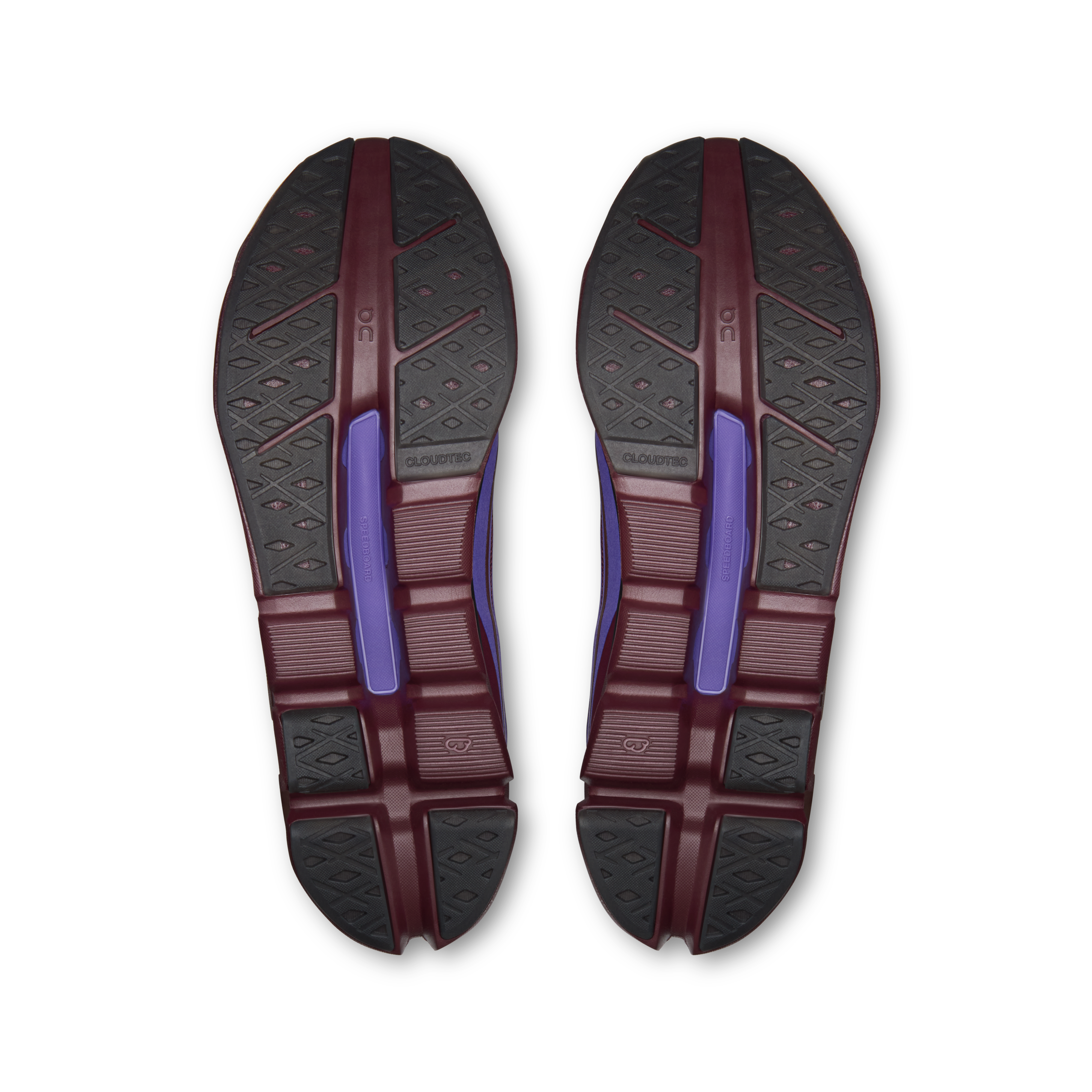 On Cloudflow 5 AD Maroon & Tyrian Women Active life Shoes