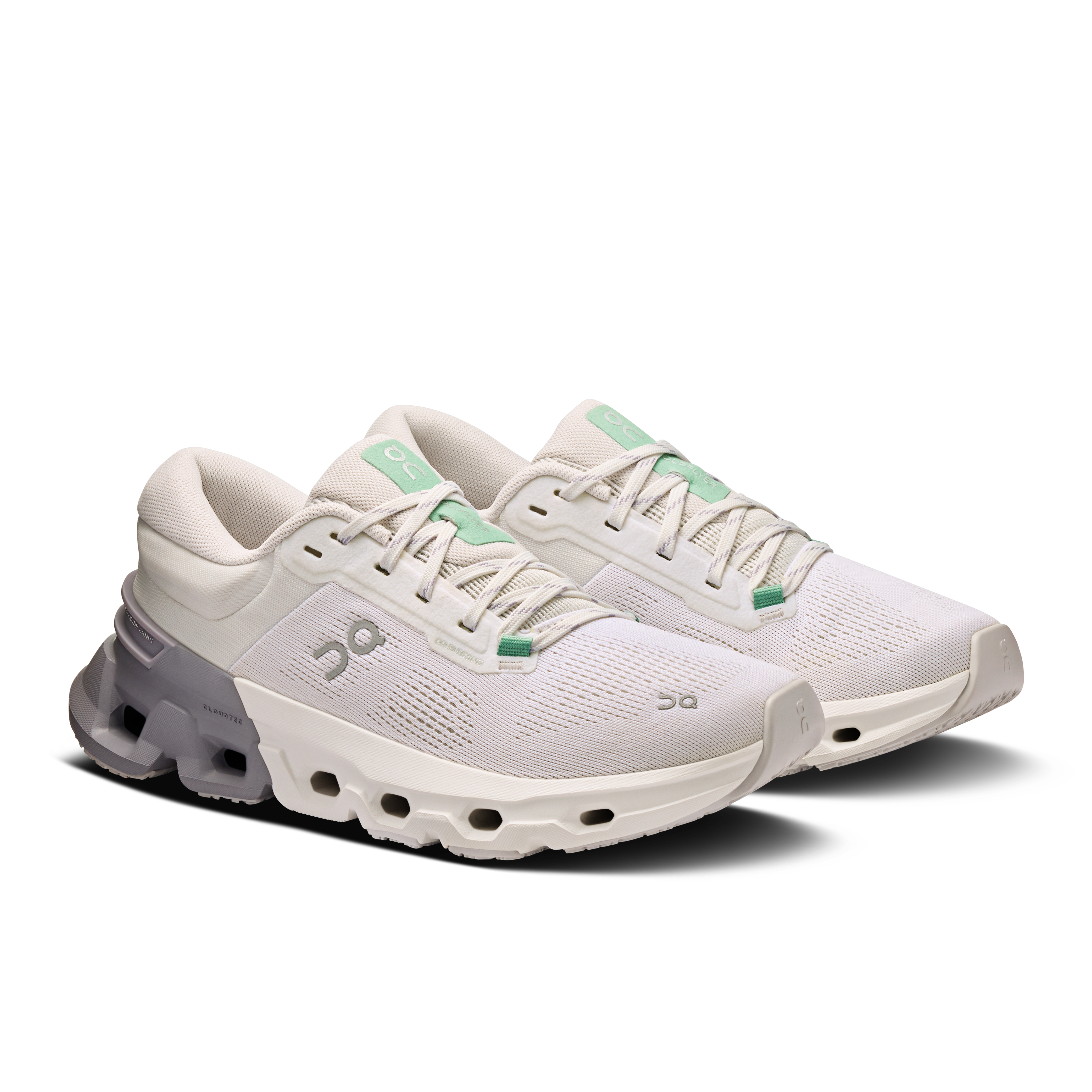 On Cloudflyer 5 White & Lilac Women Road running Shoes