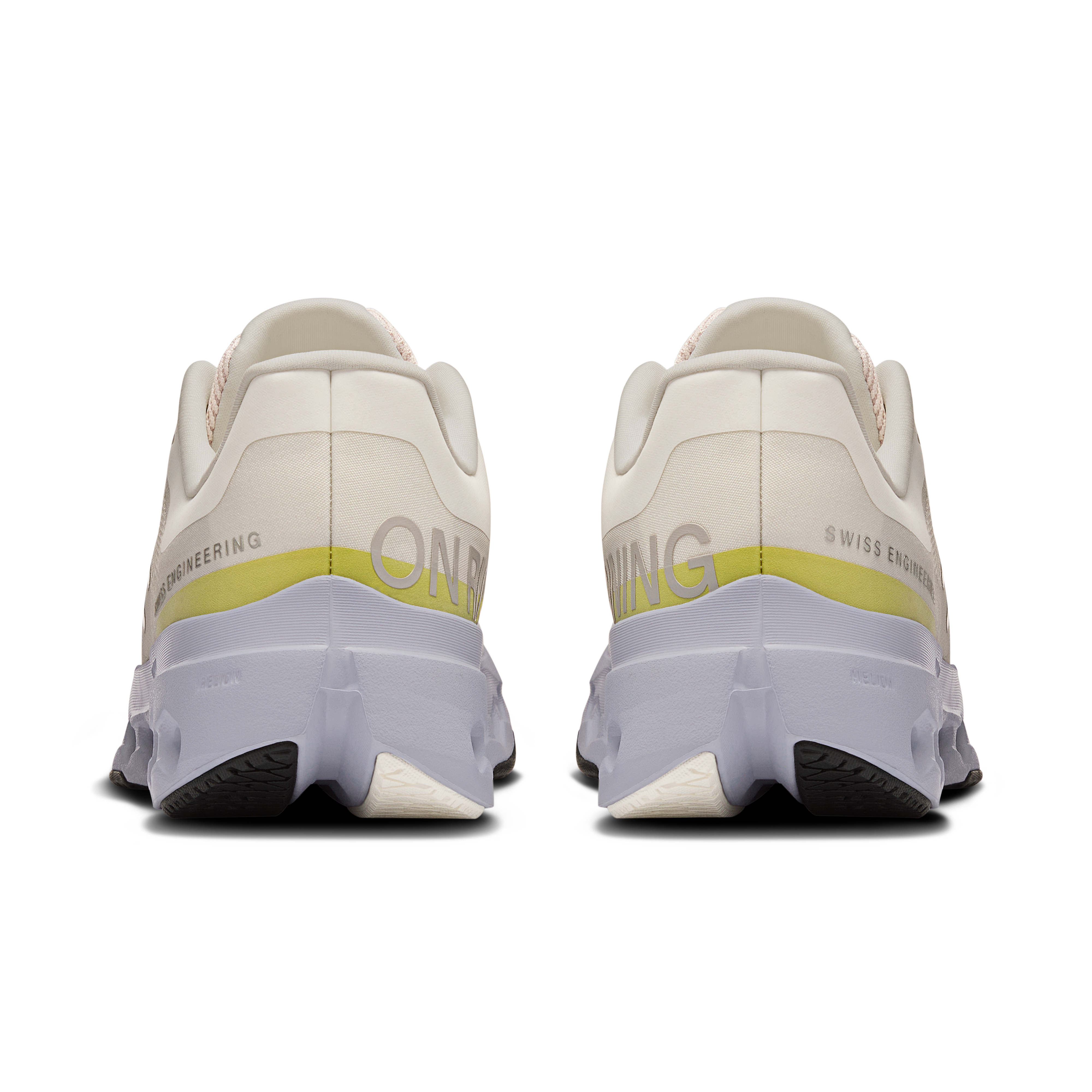 On Cloudsurfer Next Ivory & Nimbus Damen Strassenlauf Schuhe