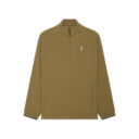 All-Day 1/2 Zip Jacket in Nutmeg