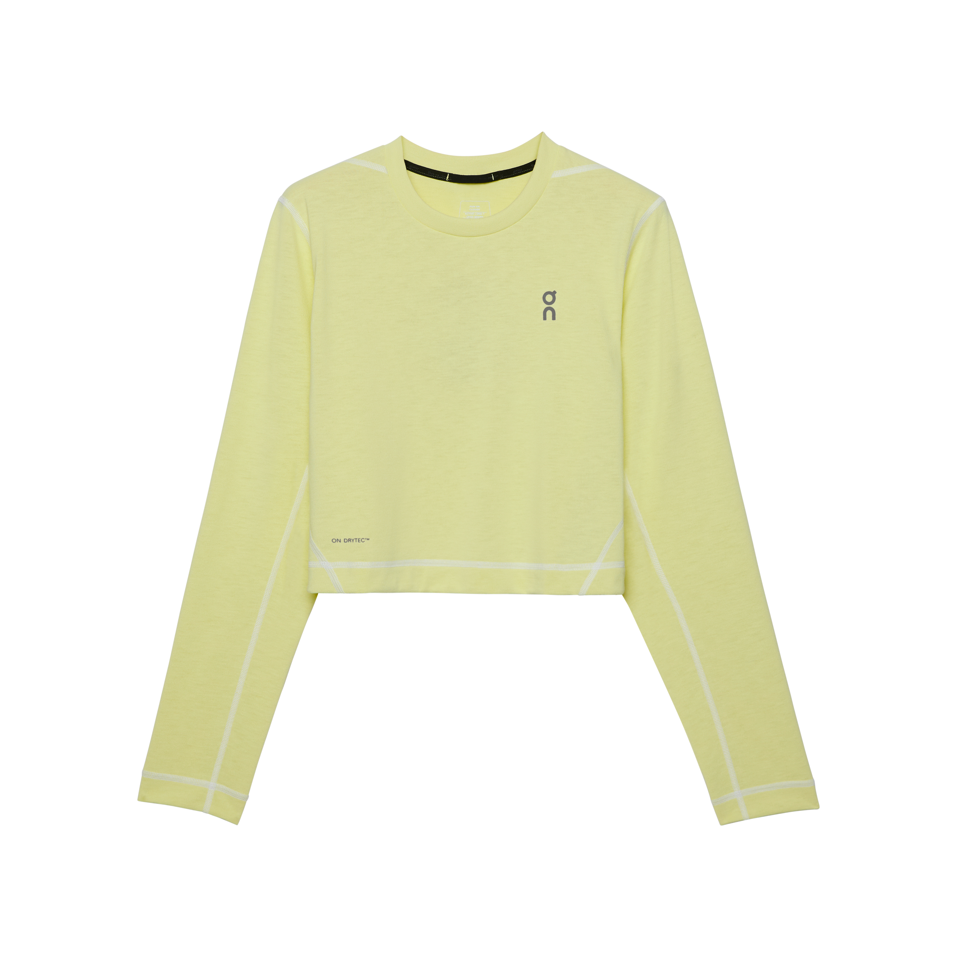 Active Long-T Crop Graphic Long-Sleeve Shirt in Hay