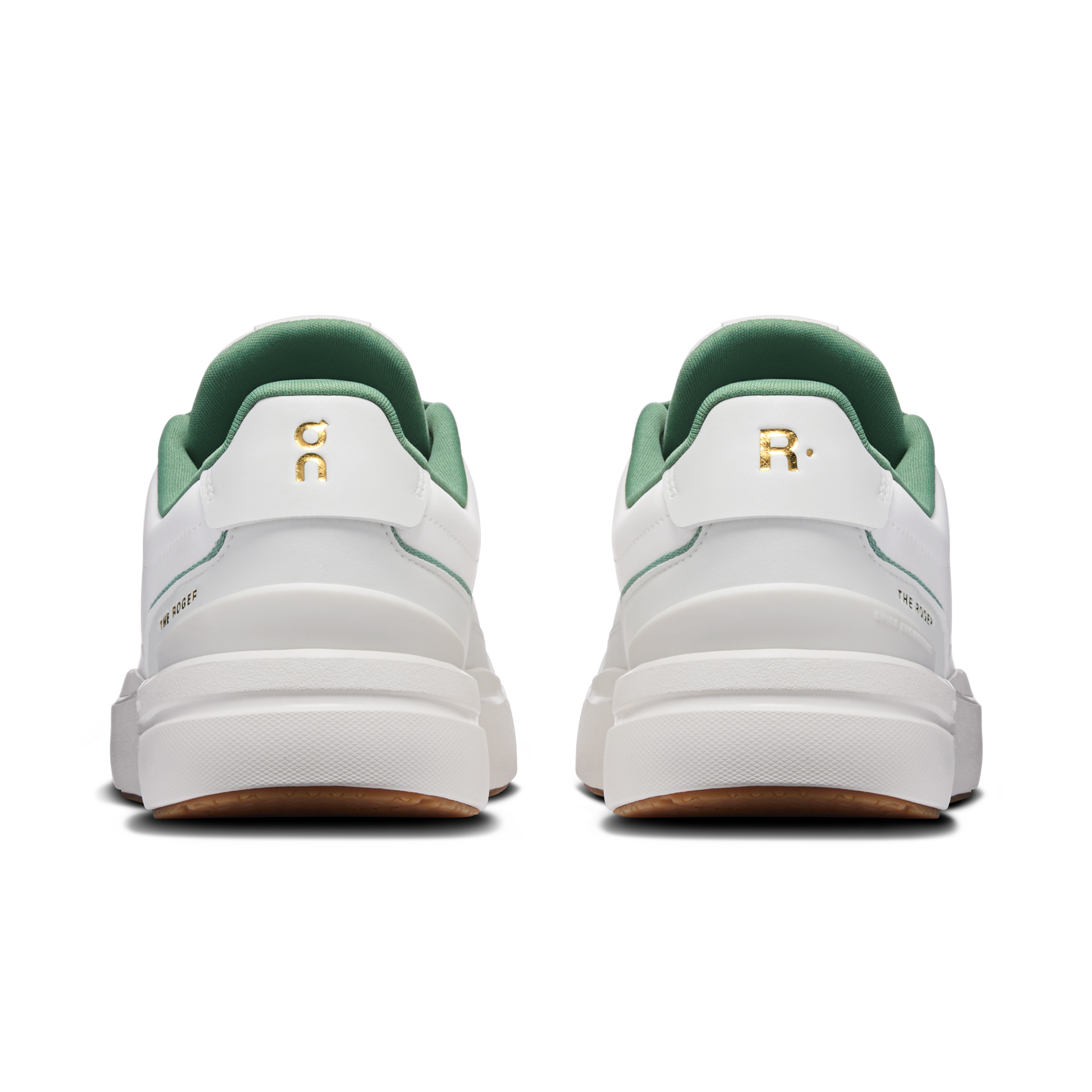 On THE ROGER Centre Court Ivory & Fern Women Active life Shoes