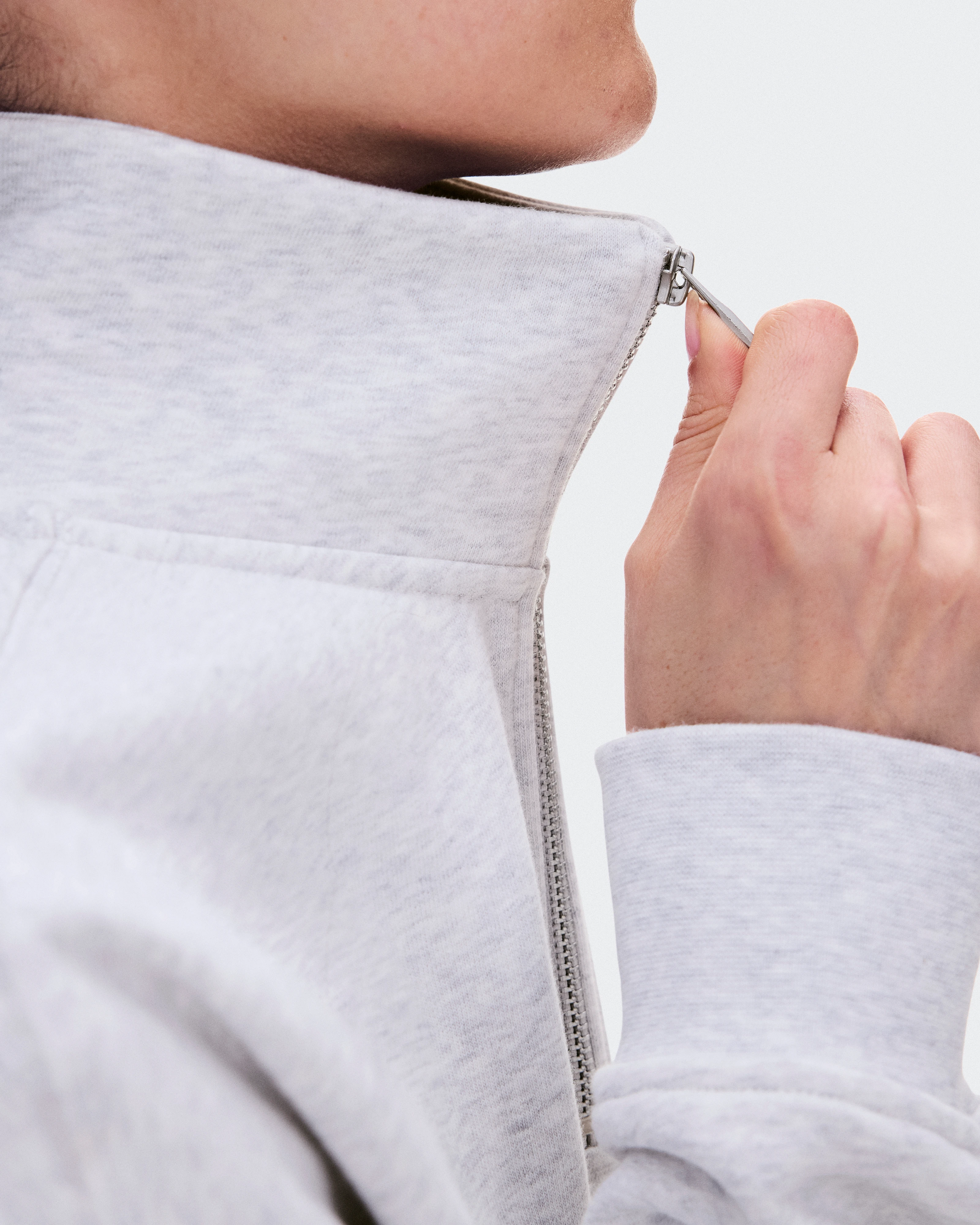 On Club Collective 1/4 Zip Crater Feminino Moletons