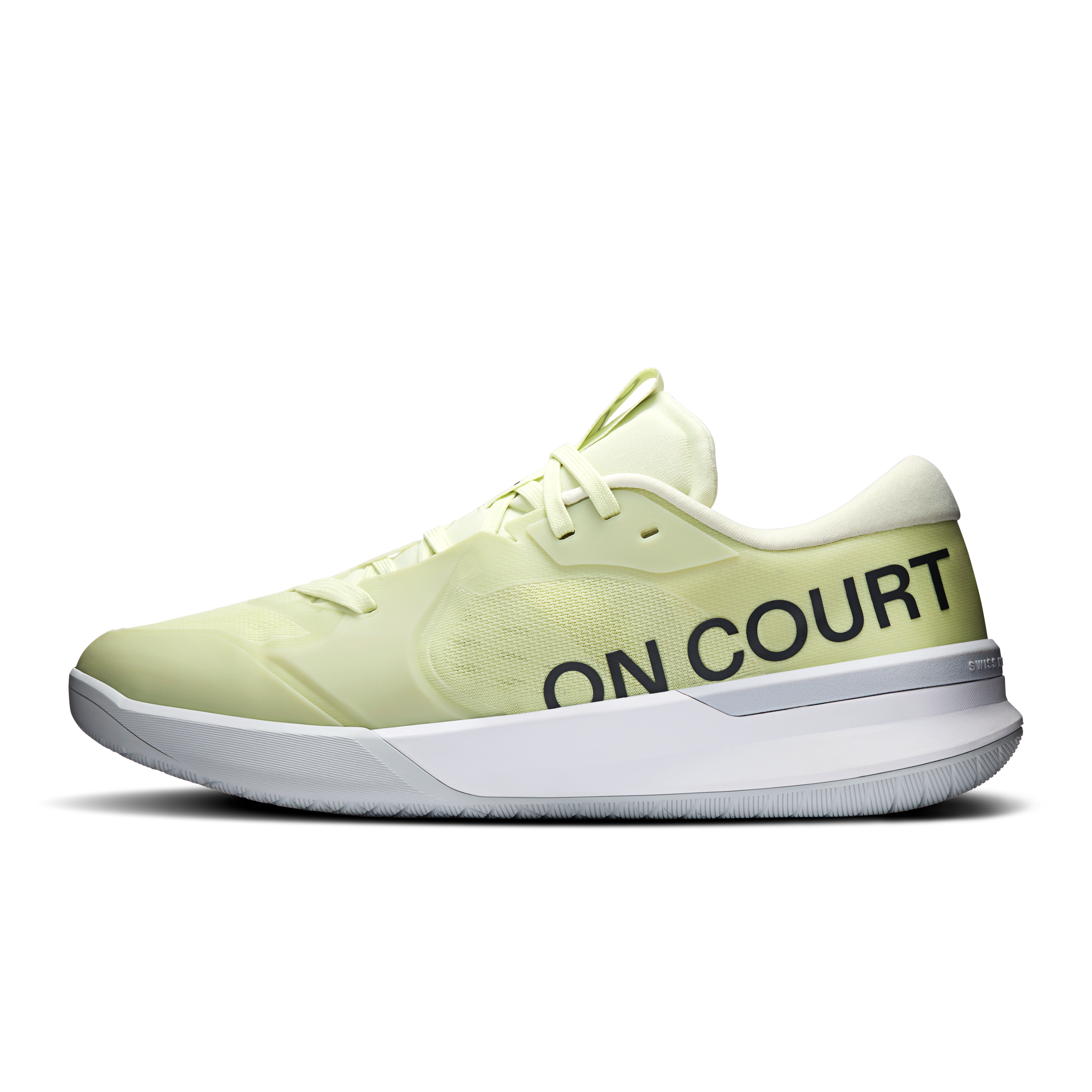 On THE ROGER Pro 3 Linen & Lime Men Tennis Shoes