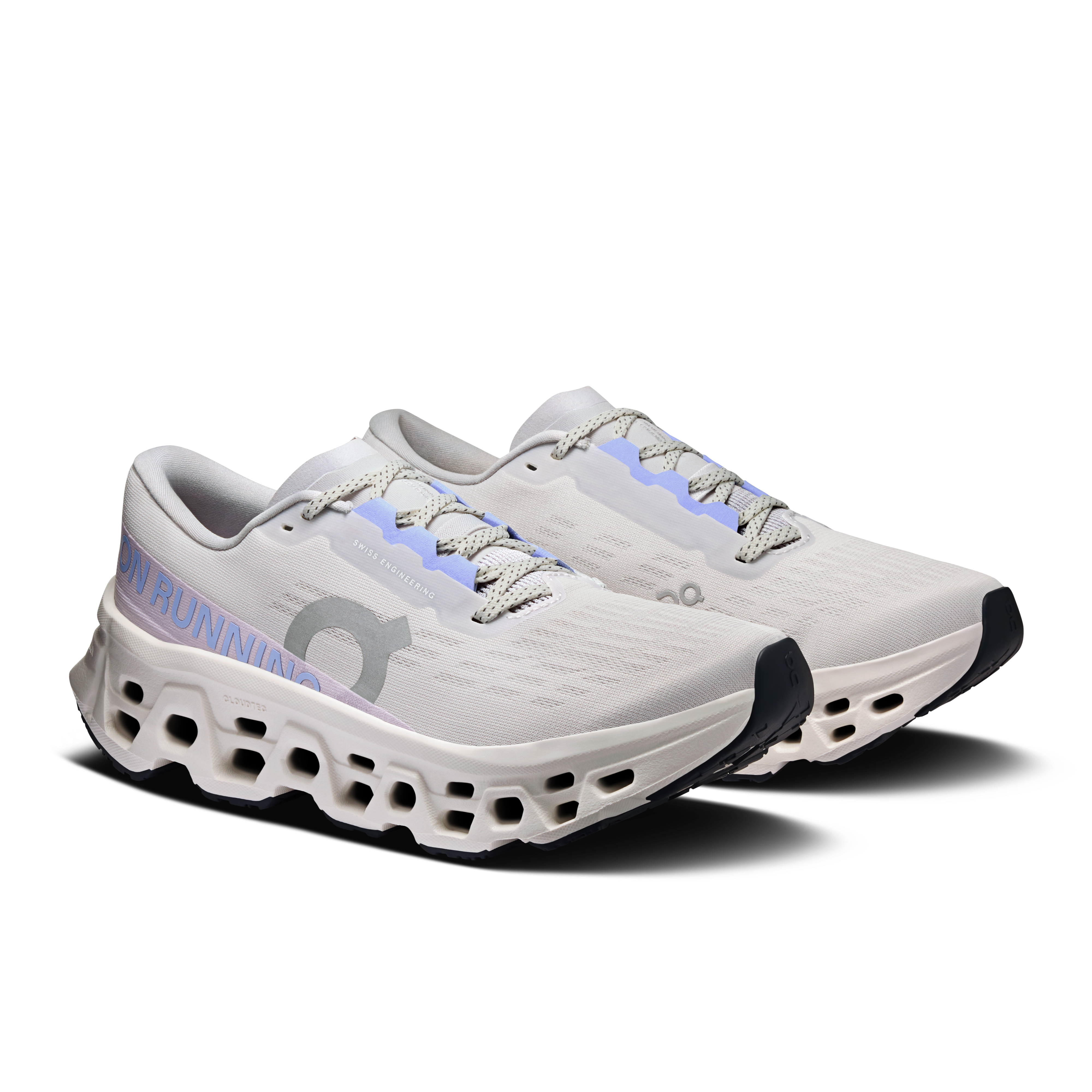 On Cloudmonster 3 Frost & Ivory Women Road running Shoes
