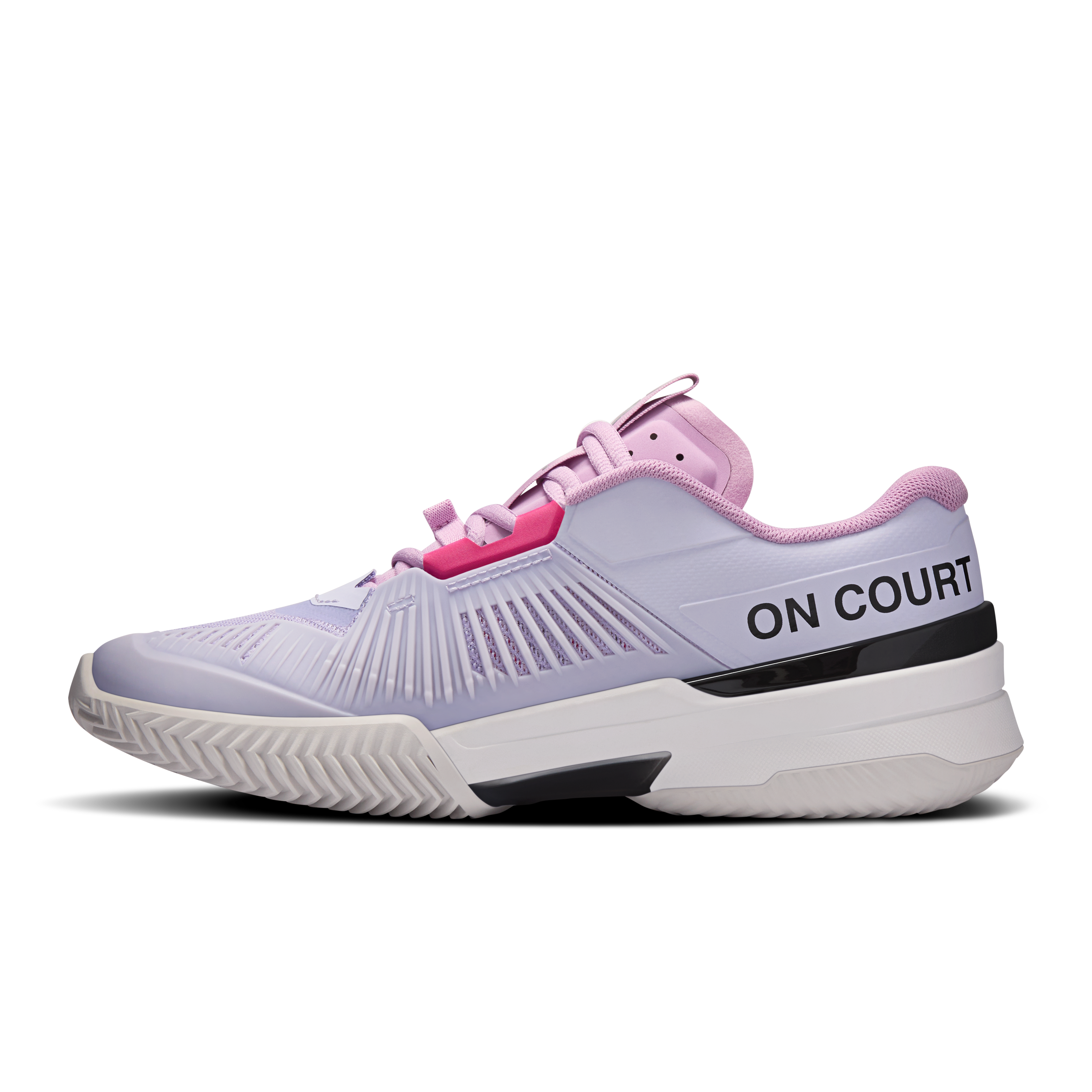 On THE ROGER Pro Fire Clay Bloom & Black Mujer Tenis Calzado