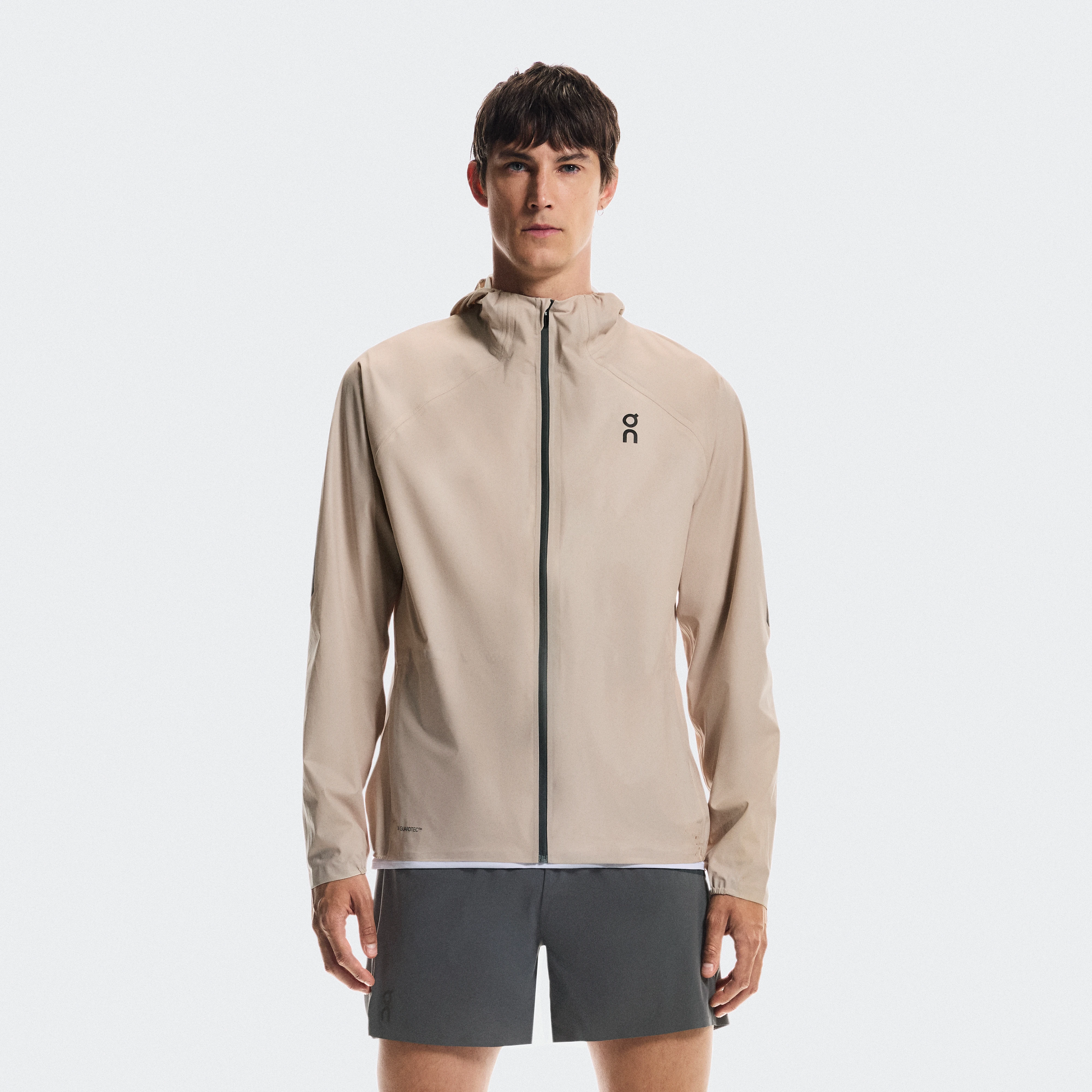 On Performance Jacket Waterproof Beige Herren Herren – Strassenlauf Jacken & Westen