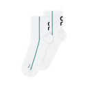 Court Sock Mid in White/Neem
