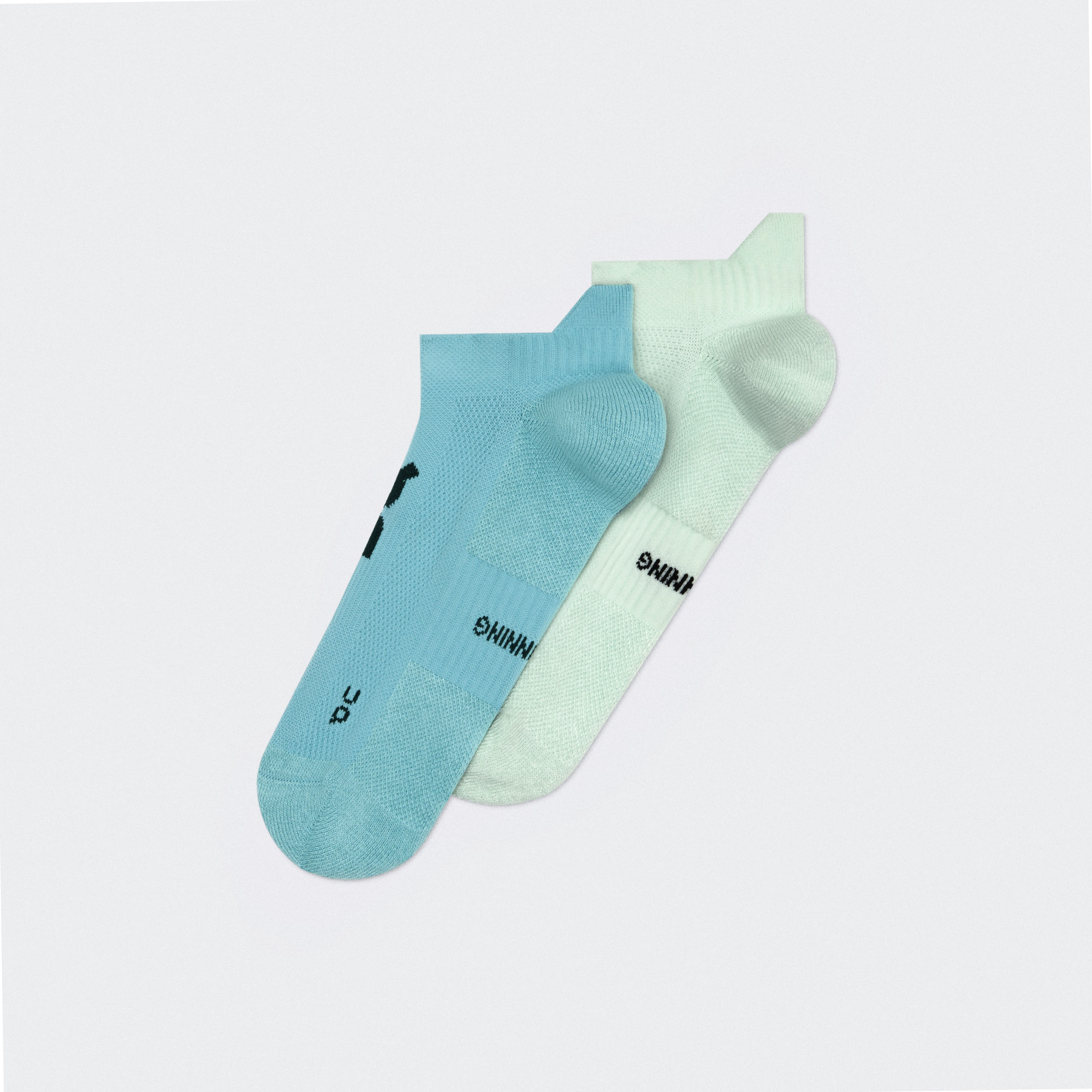 On Core Run Sock Low 2P Flurry & Wash Unisex – Everyday running, breathable, cushioned Socks