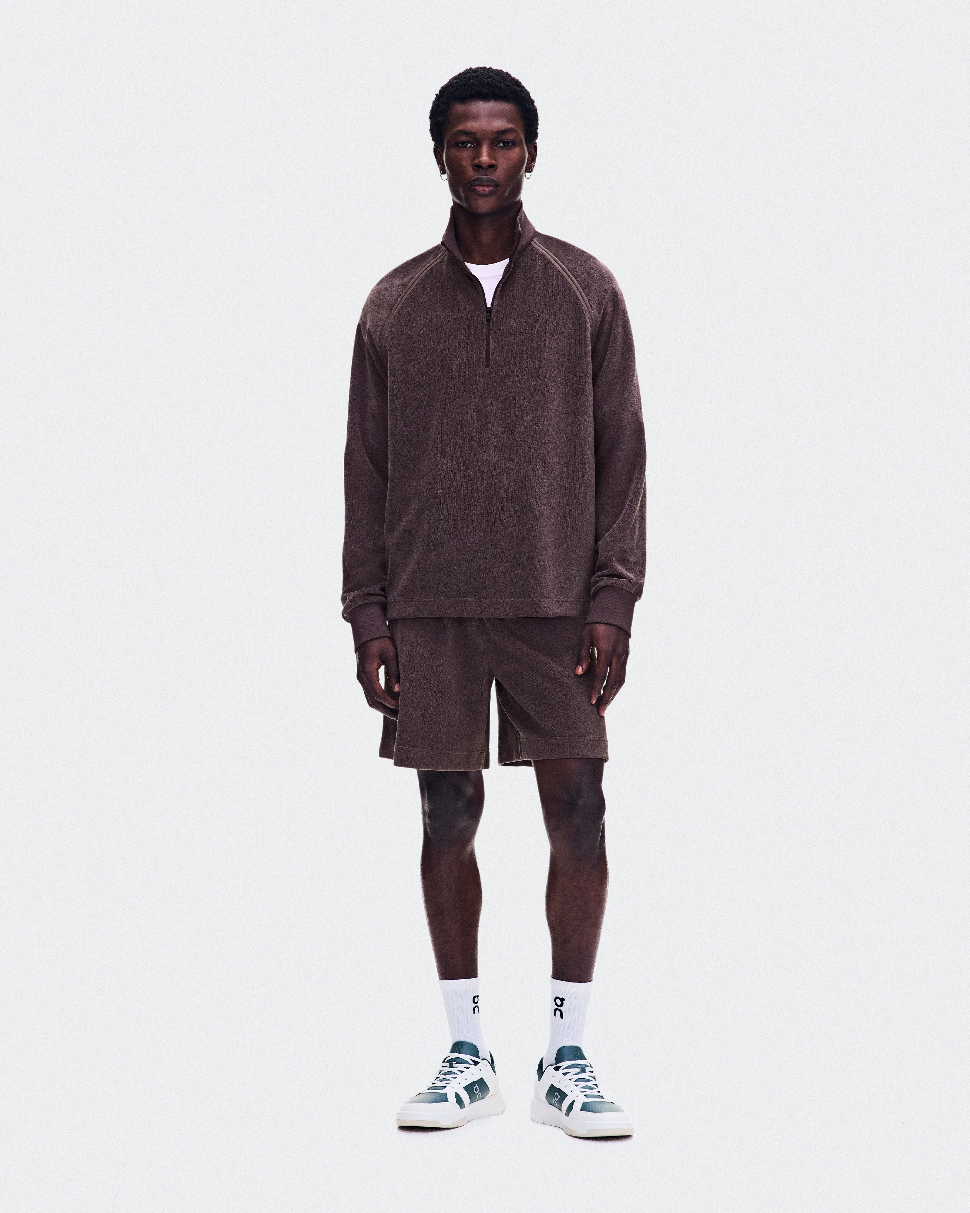 On Courtside Pullover Terry Mulberry Men Hoodies and sweatshirts