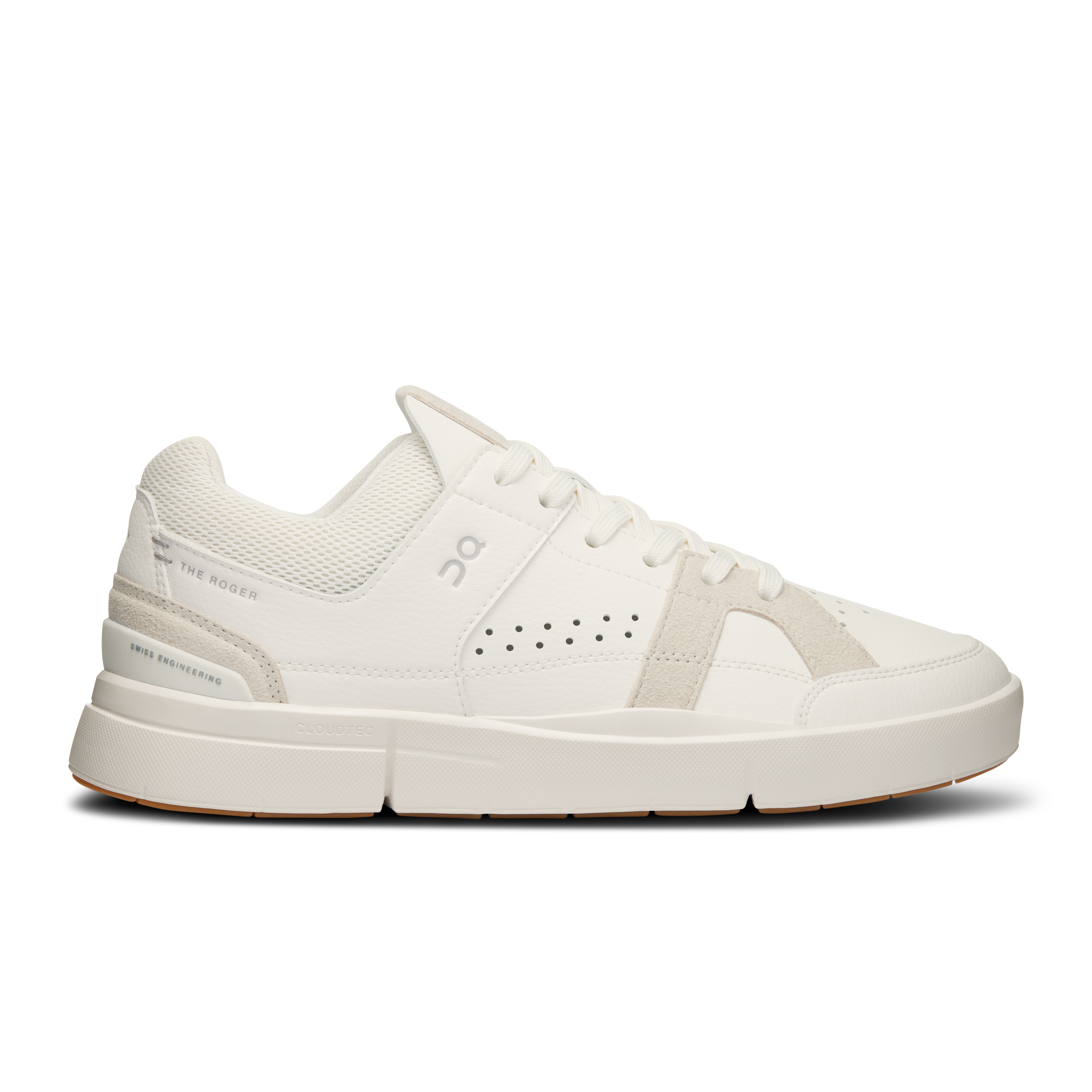 On THE ROGER Clubhouse White & Sand Women Active life Shoes