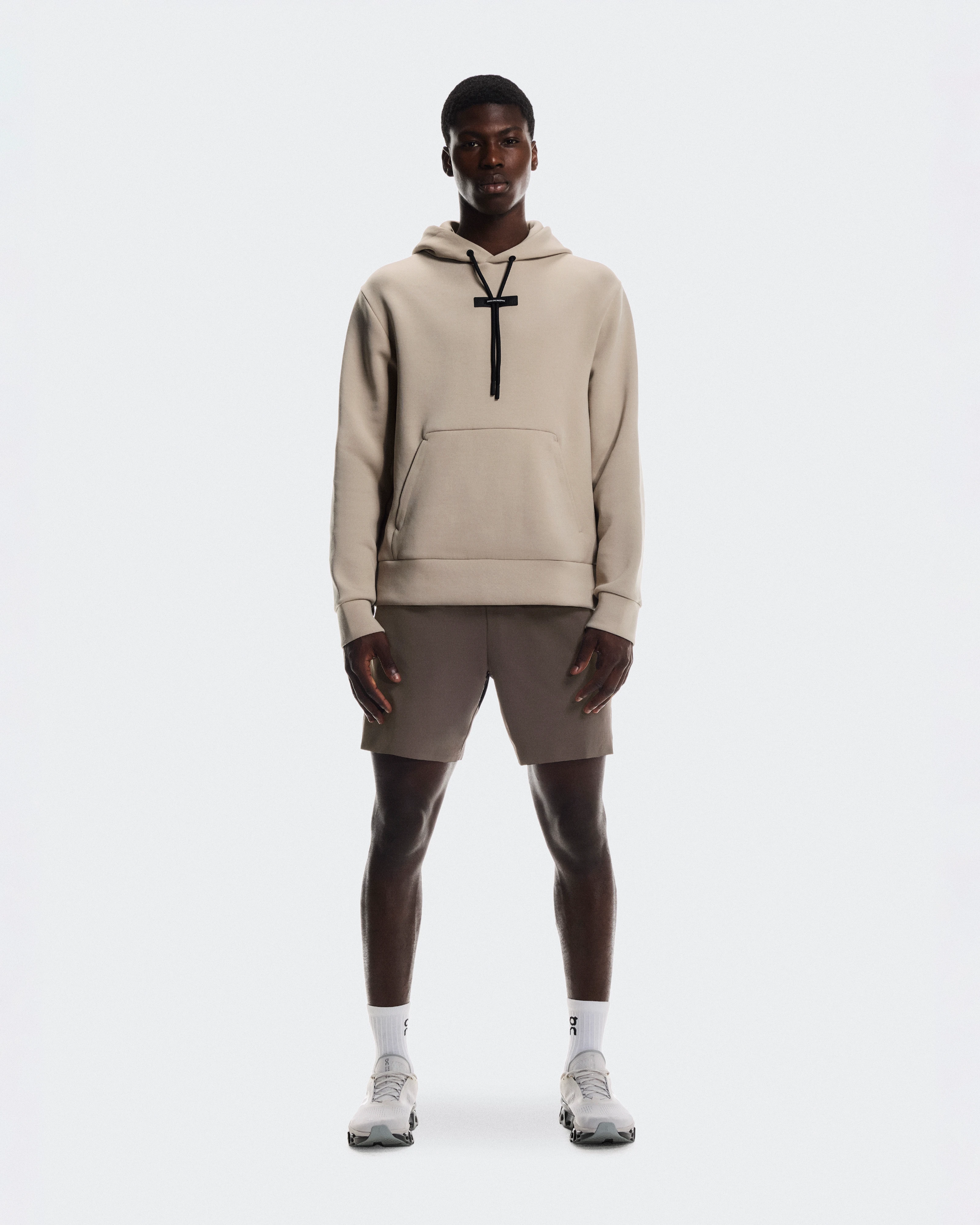 On Focus Tech Hoodie Desert Men Hoodies and sweatshirts