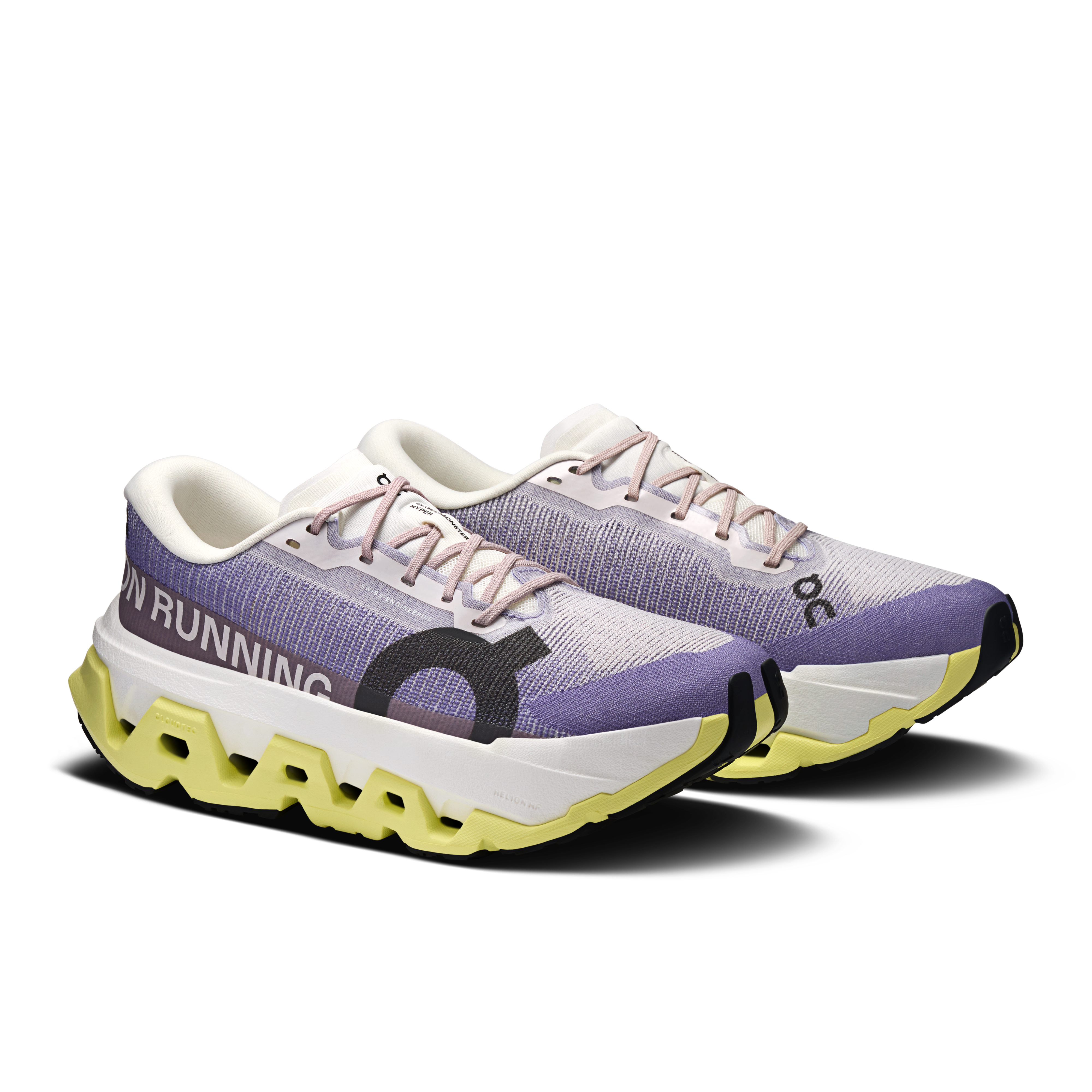 On Cloudmonster 3 Hyper Lily & Limelight Mujer Road running Calzado