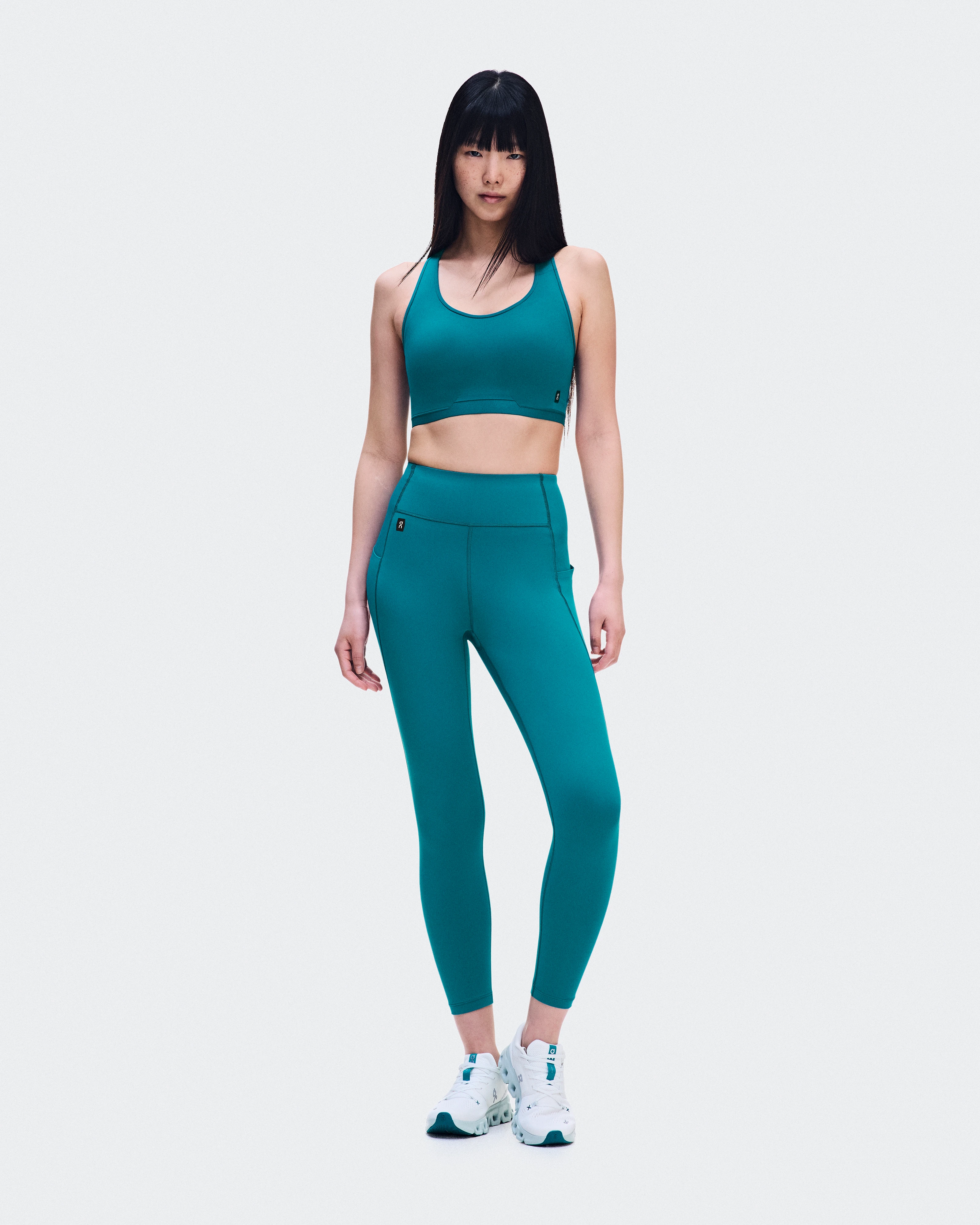 On Train Tights 7/8 Abyss Feminino Calças leggings