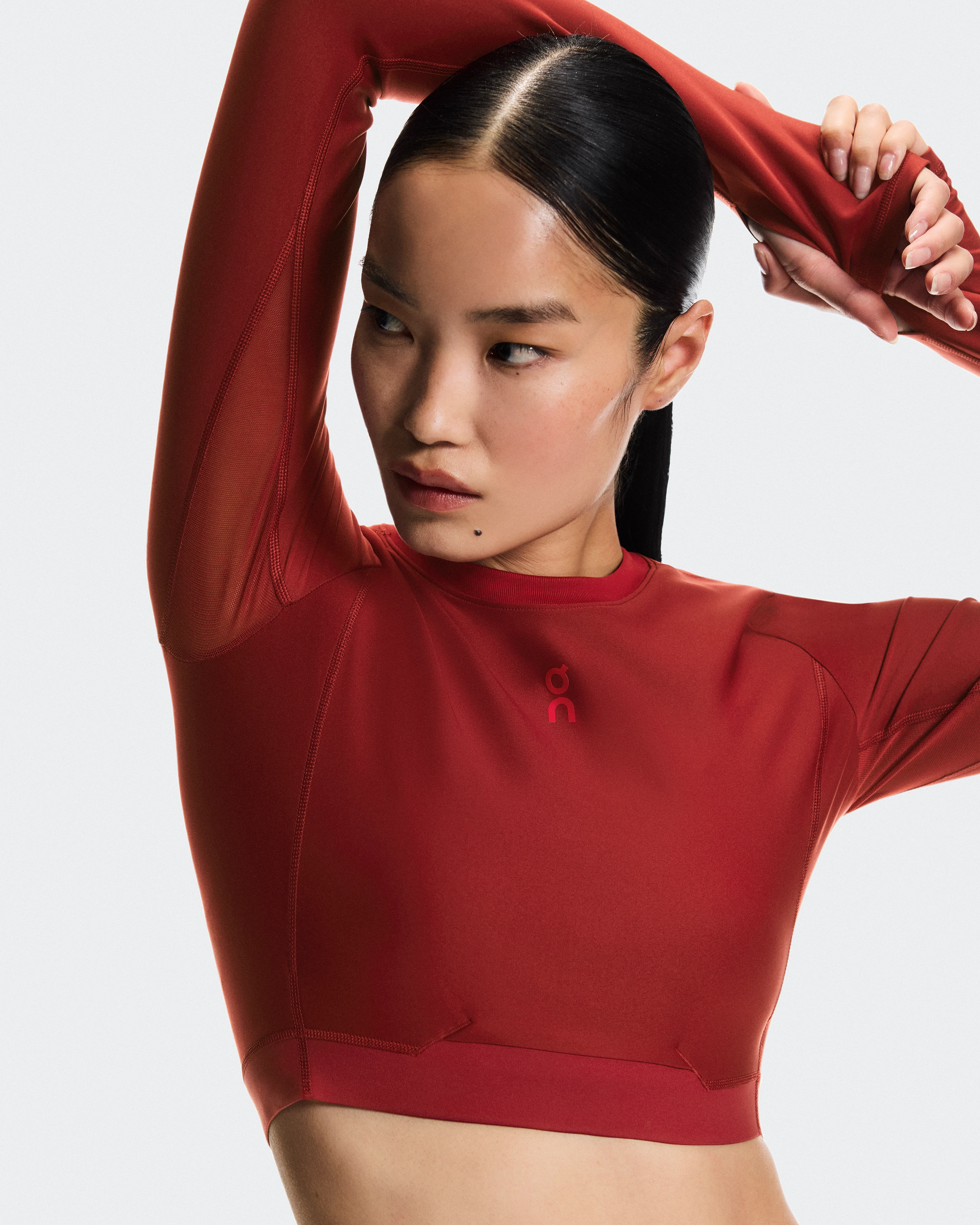 On Train Long Sleeve Crop Year of the Horse Sienna Women Tops and t-shirts