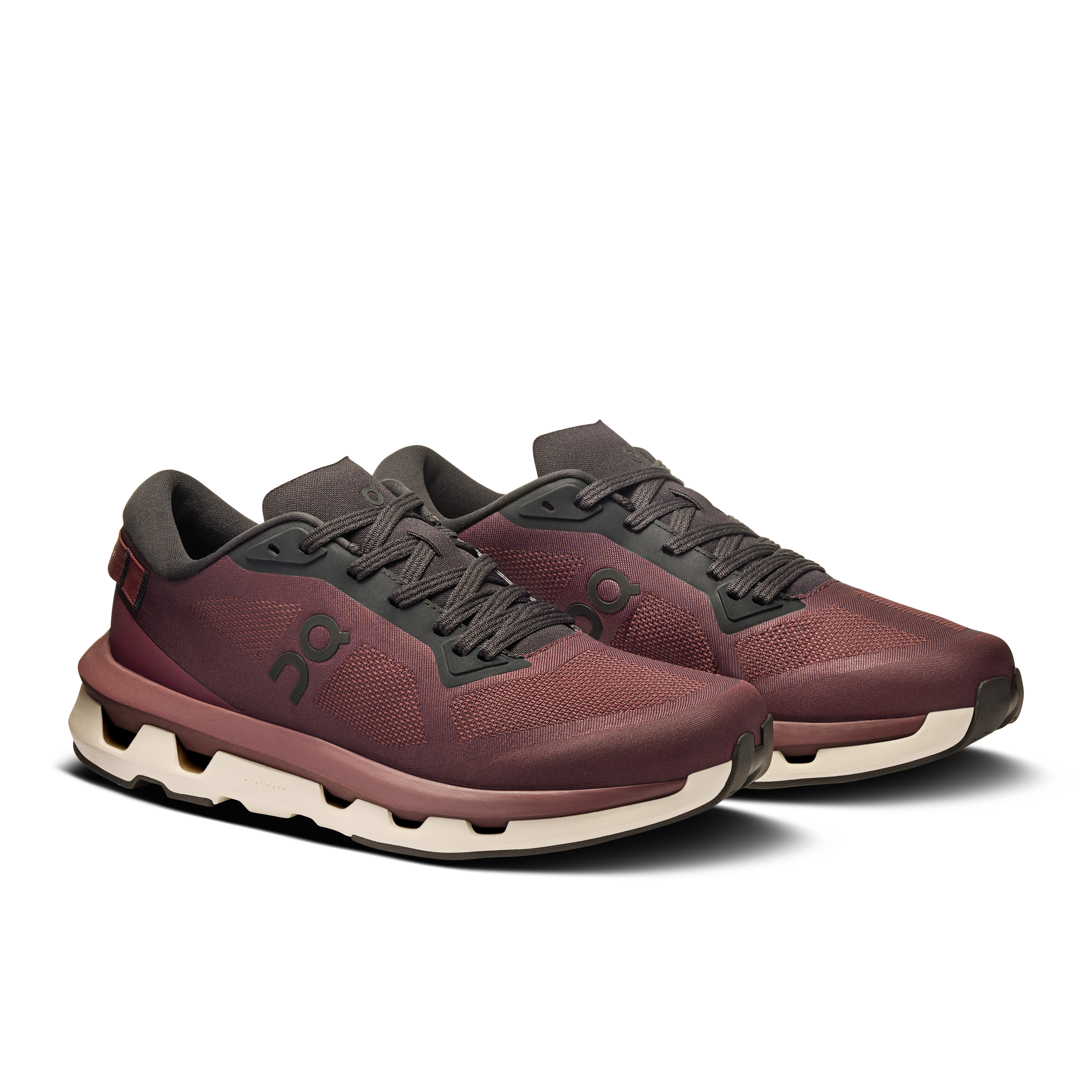 On Cloudzone Mulberry & Black Damen Aktiver Lebensstil Schuhe