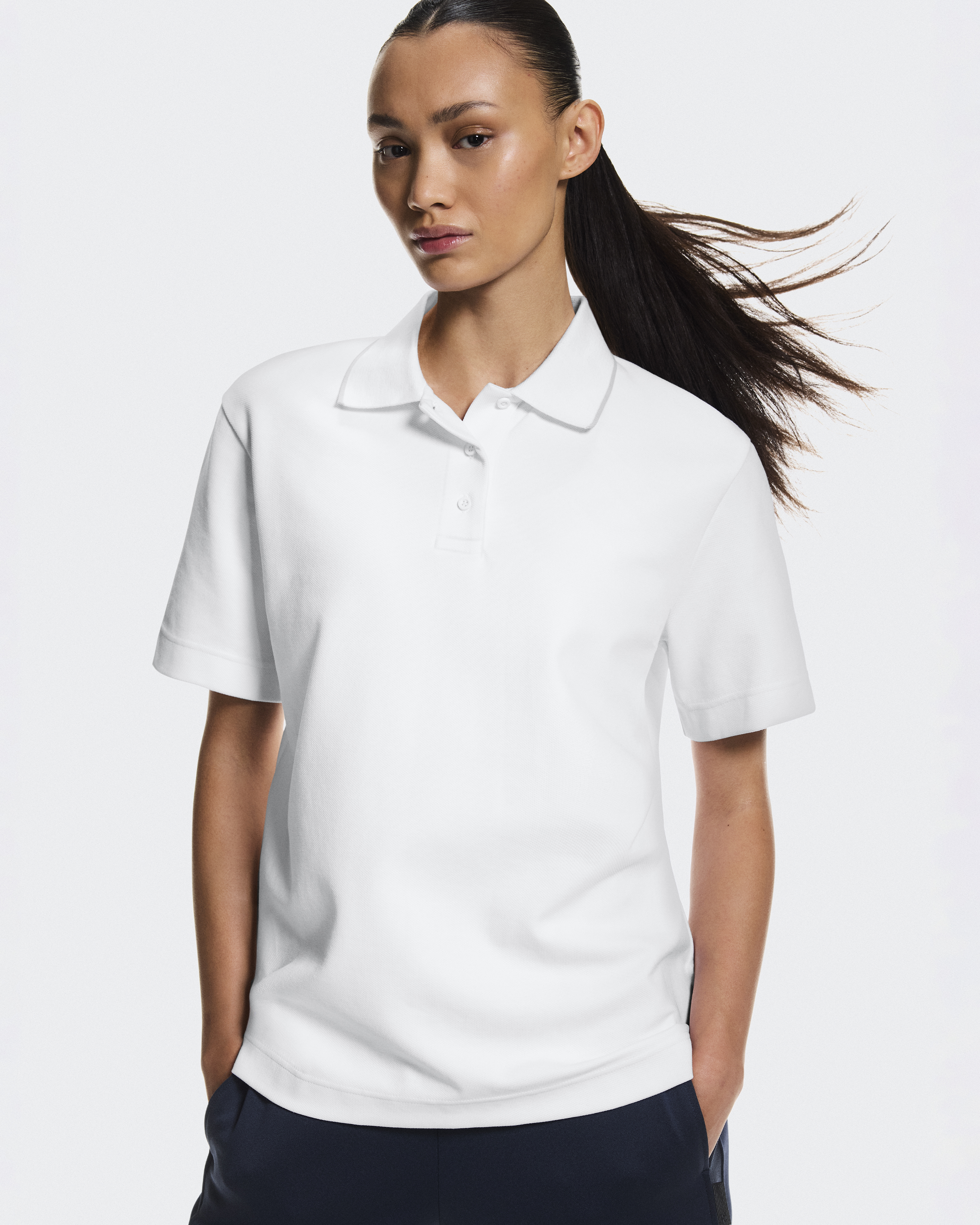 Women's Courtside Polo | White & Beige | On United States