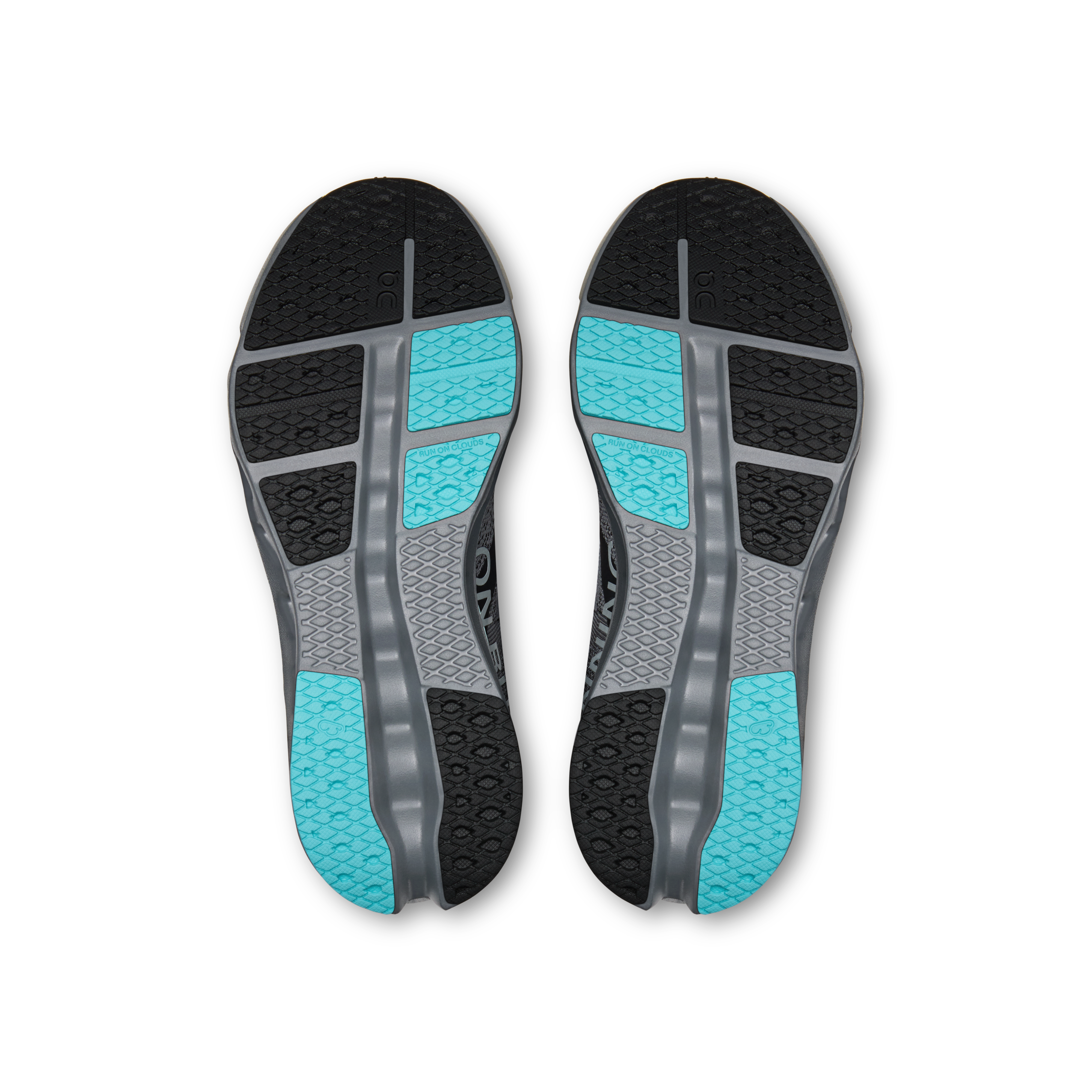 On Cloudsurfer Youth Black & Riviera Youth Road running Shoes