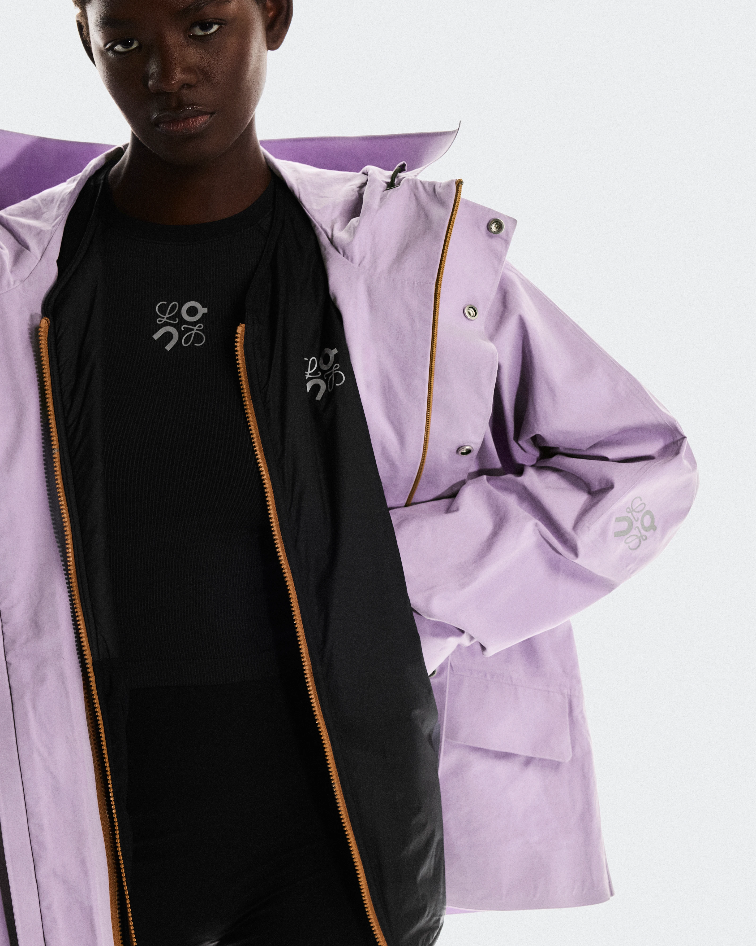 On Short Parka LOEWE Lilac Unisex Jackets