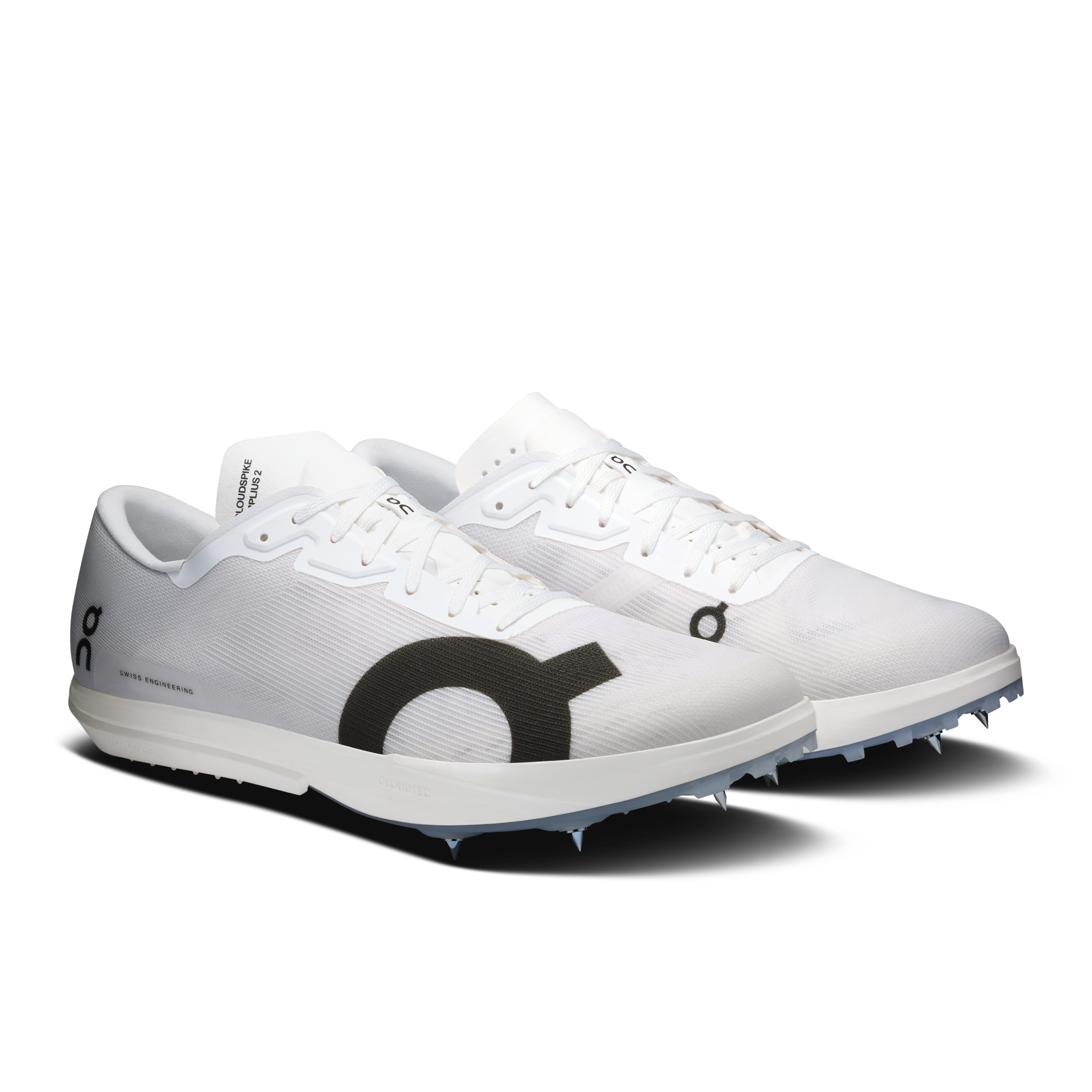 On Cloudspike Amplius 2 White & Frost Men Track Shoes