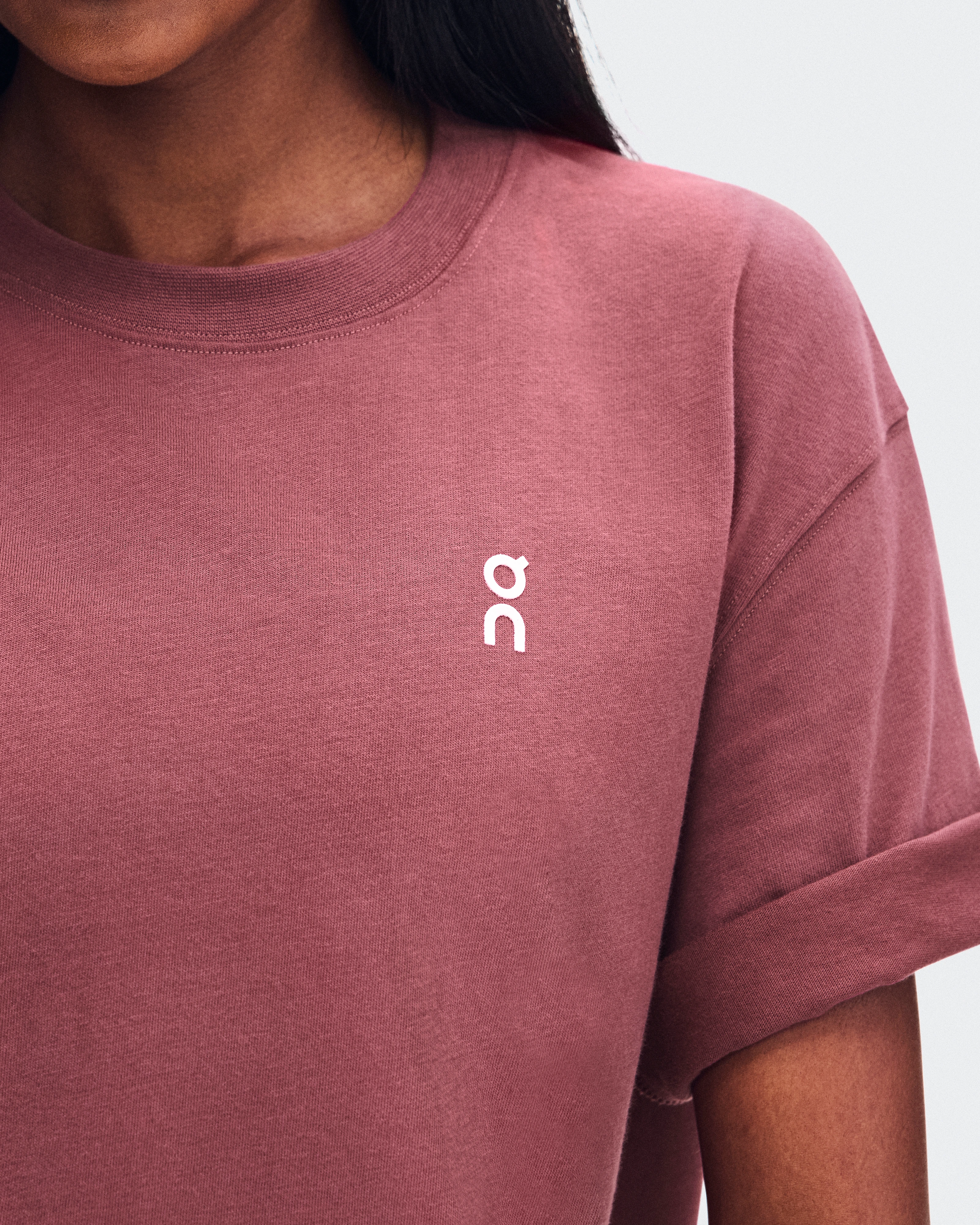 On Club-T Barberry Femme – Voyage, récupération, quotidien Hauts et t-shirts