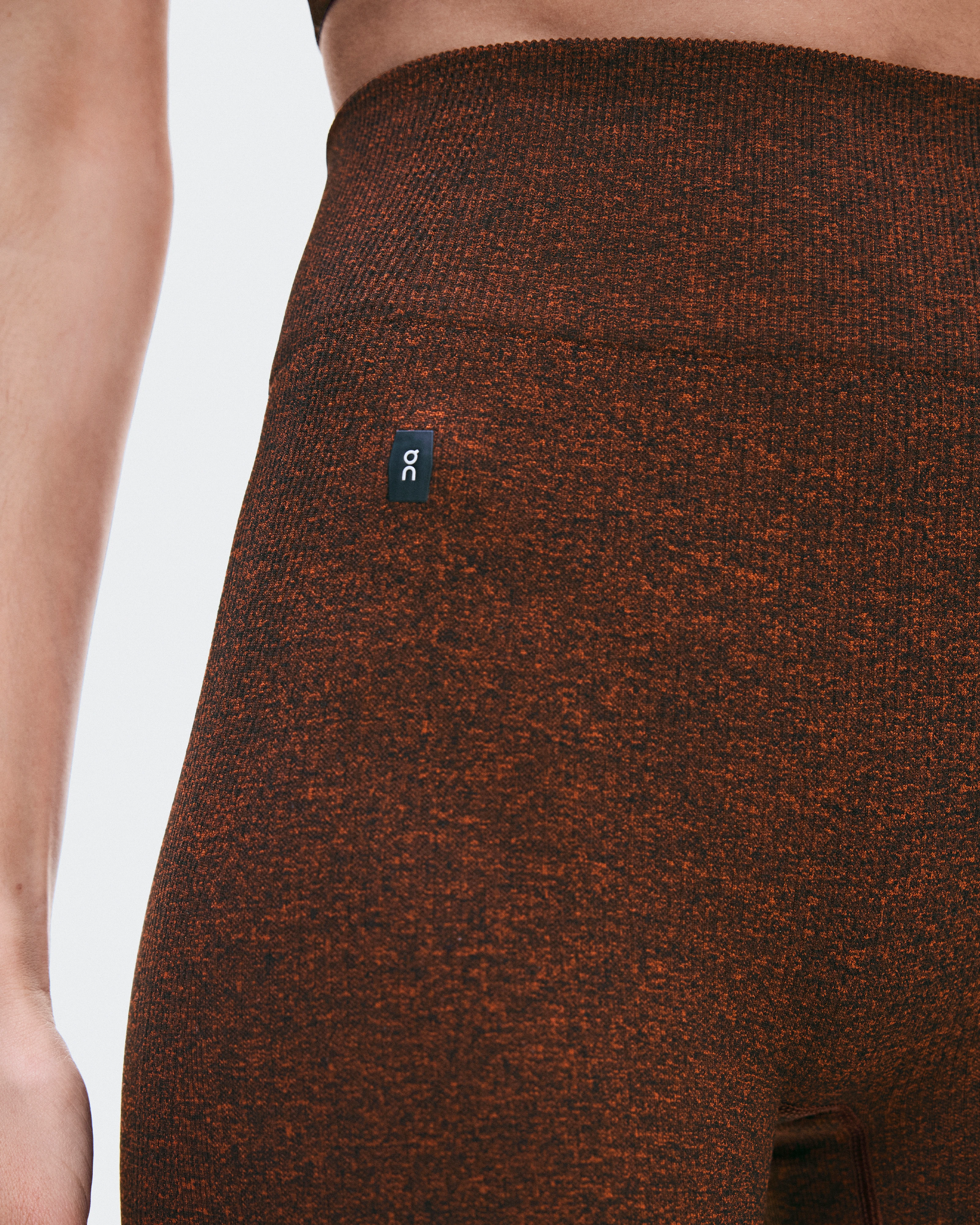 On Studio Knit Leggings Cinnamon Heather Femme Leggings