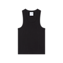 All-Day Ribbed Tank Top in Black
