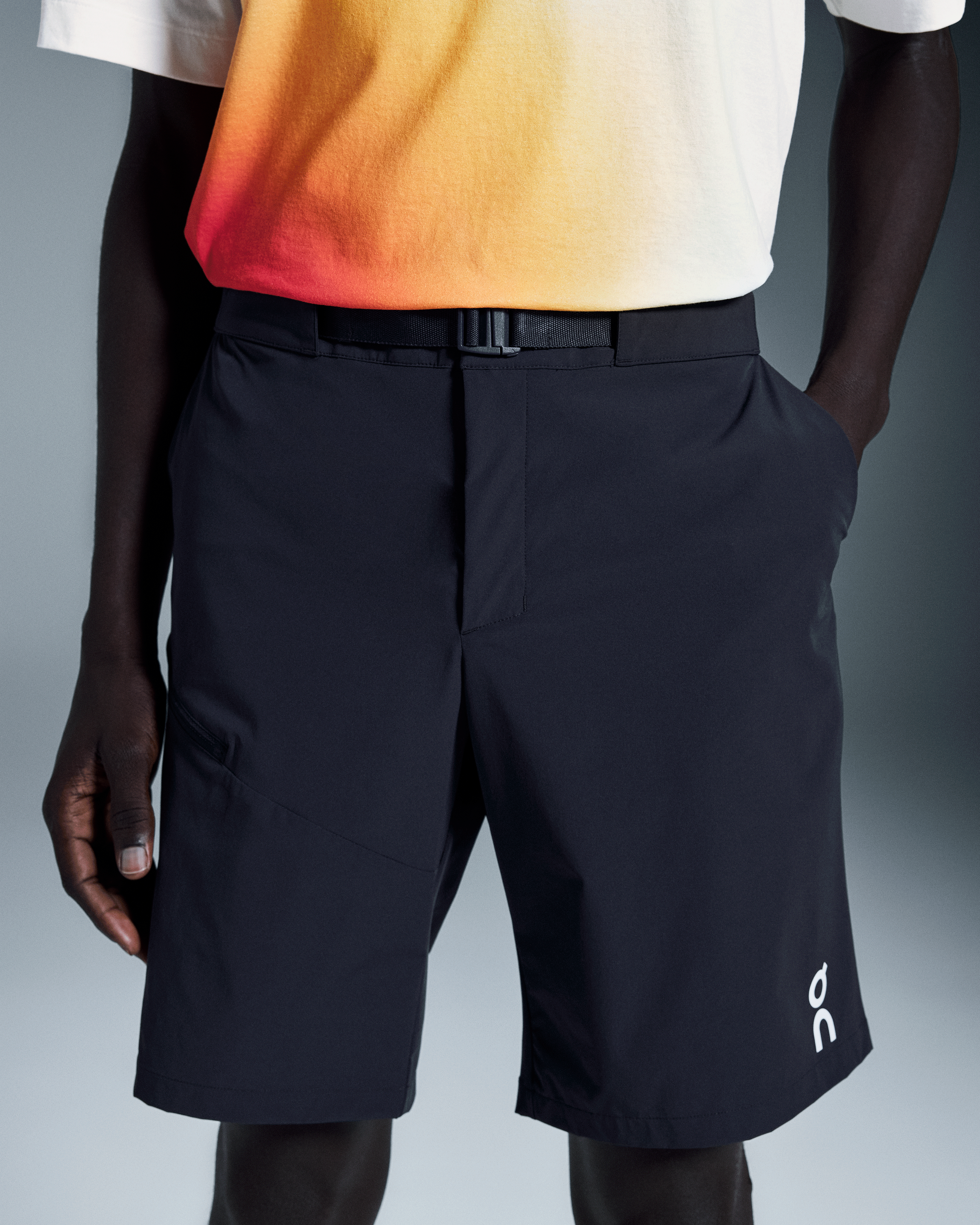 On Swiss Olympic Trek Shorts Ink Men Shorts