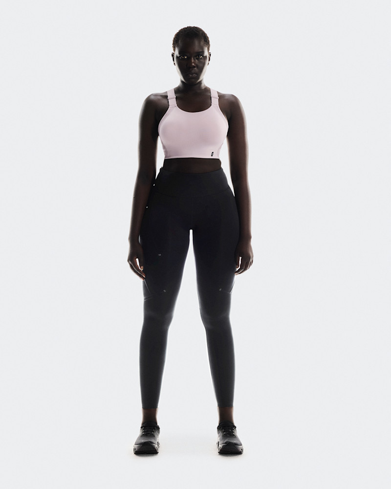On Performance Flex Bra für Frauen in Mauve, Größe: 2XS, Polyester/Mesh Polyamide