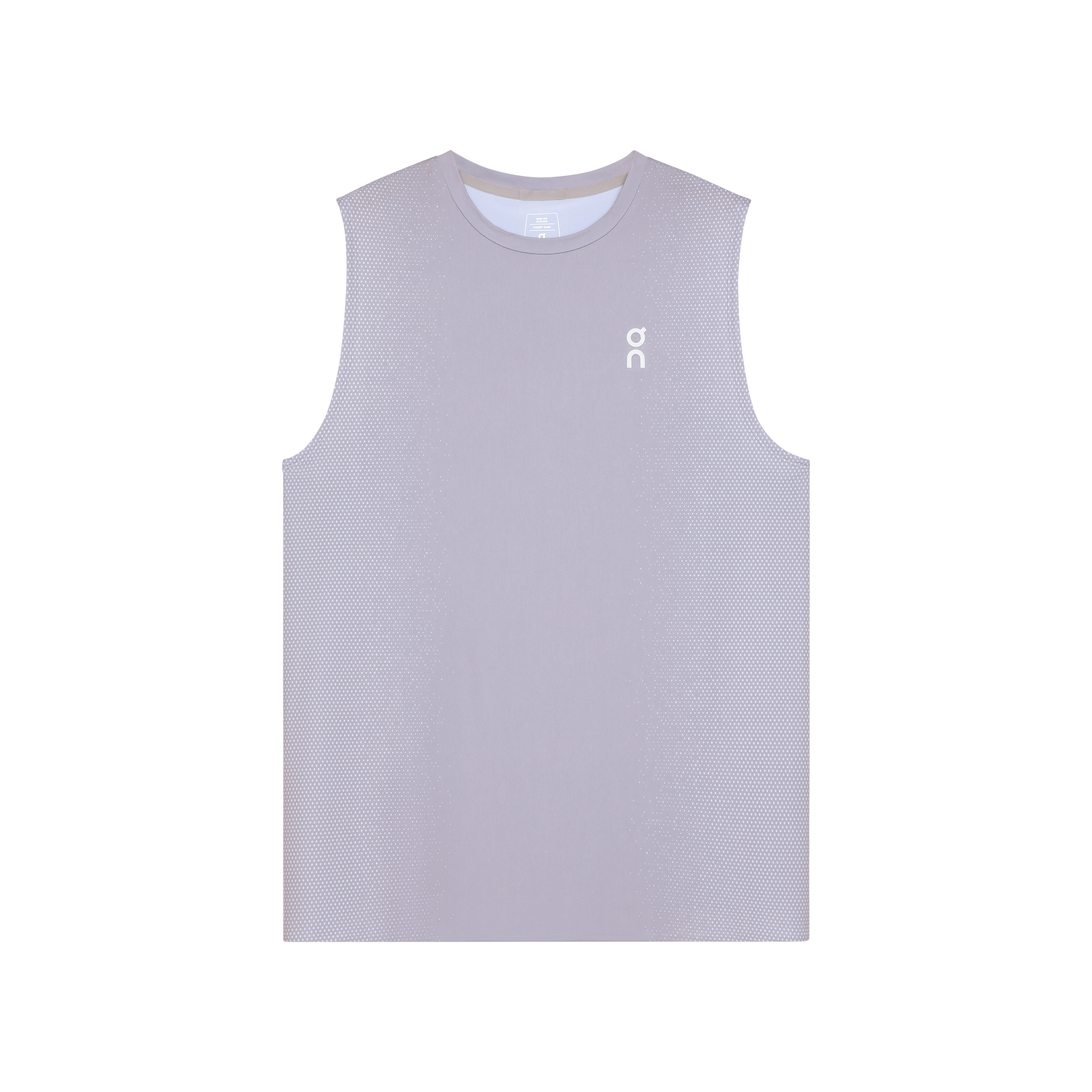 Men's Court Tank | White & Black | On United States