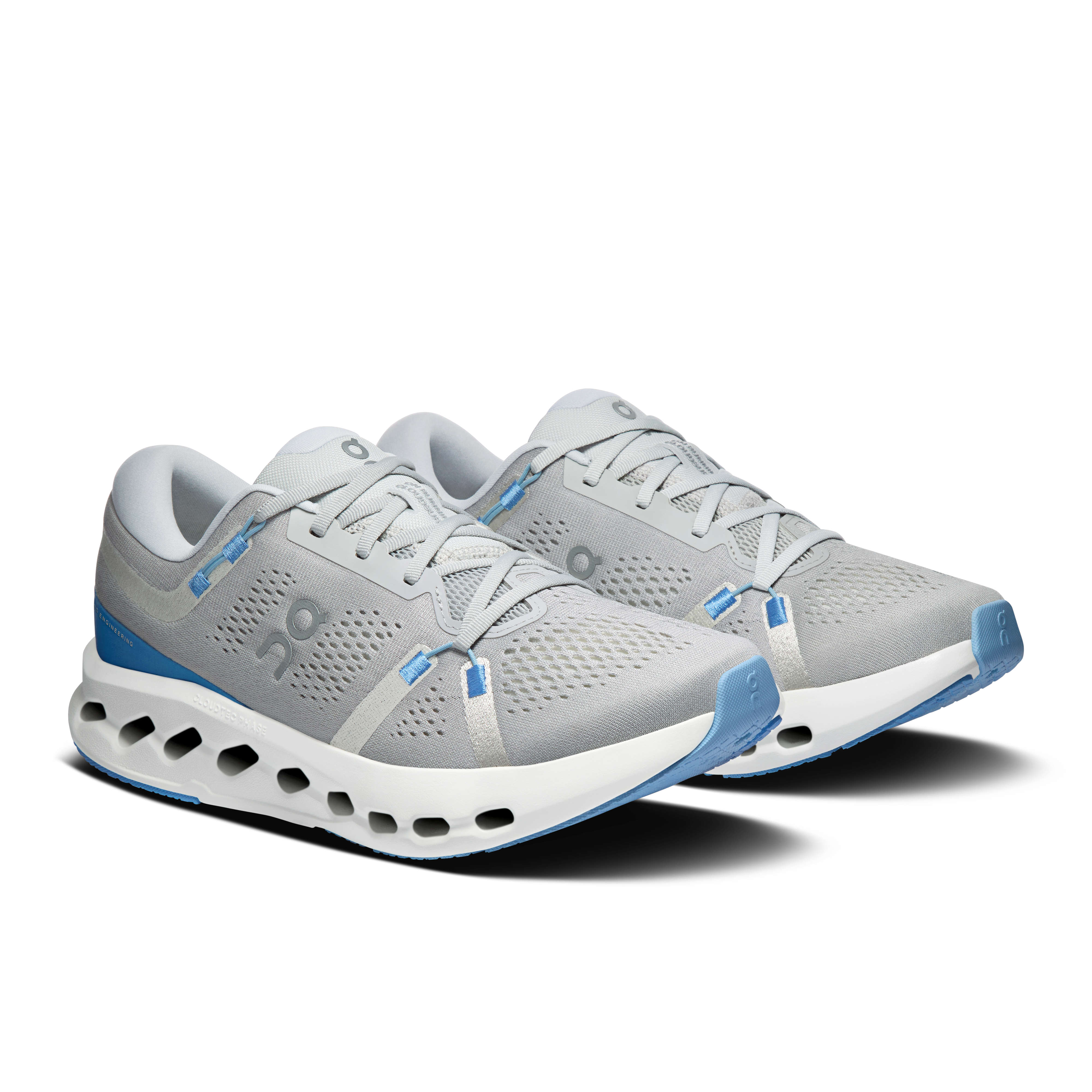 On Cloudsurfer 2 Glacier & Gourami Herren Strassenlauf Schuhe