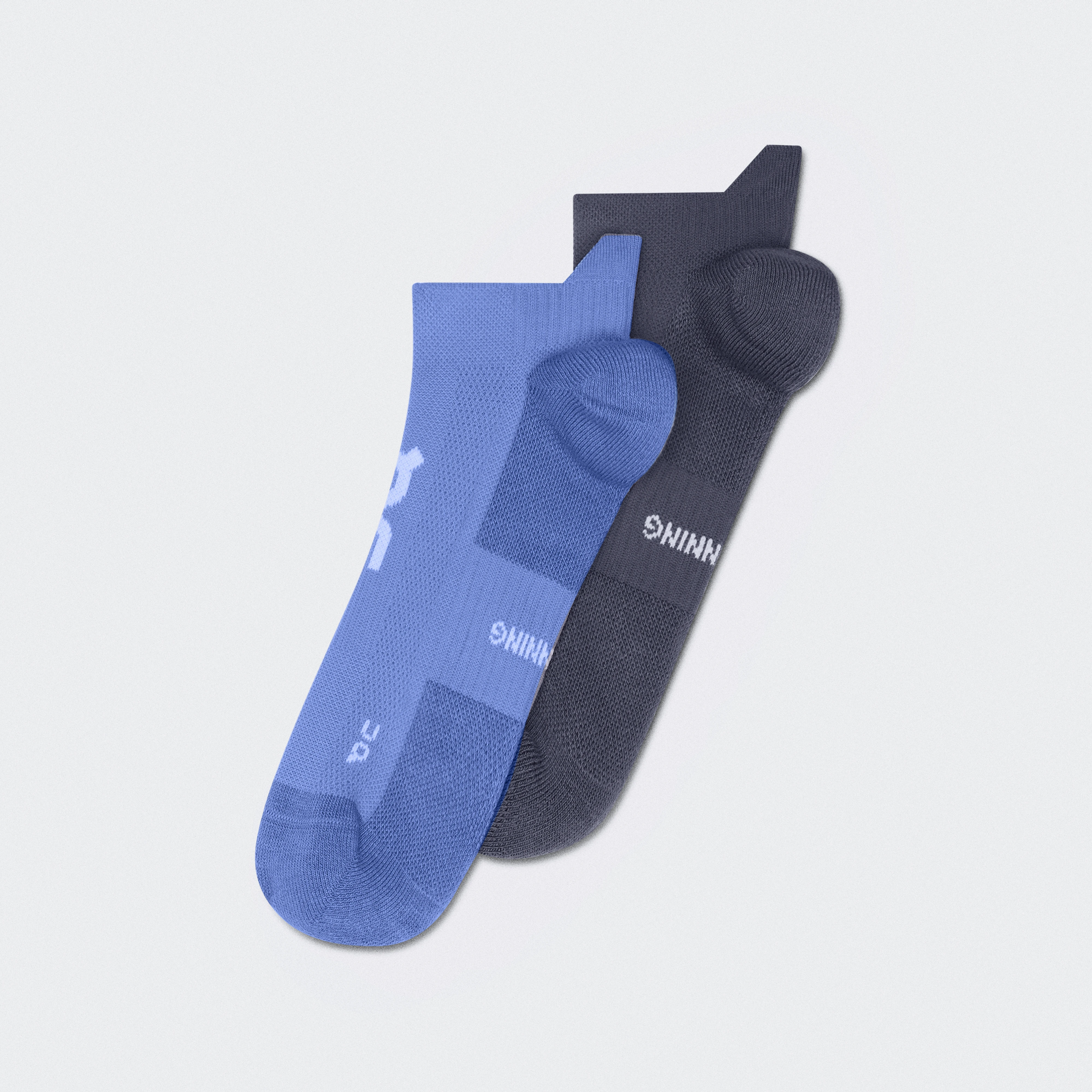 On Core Run Sock Low 2P Blue Grey Unisex Unisex – Everyday running, breathable, cushioned Socks