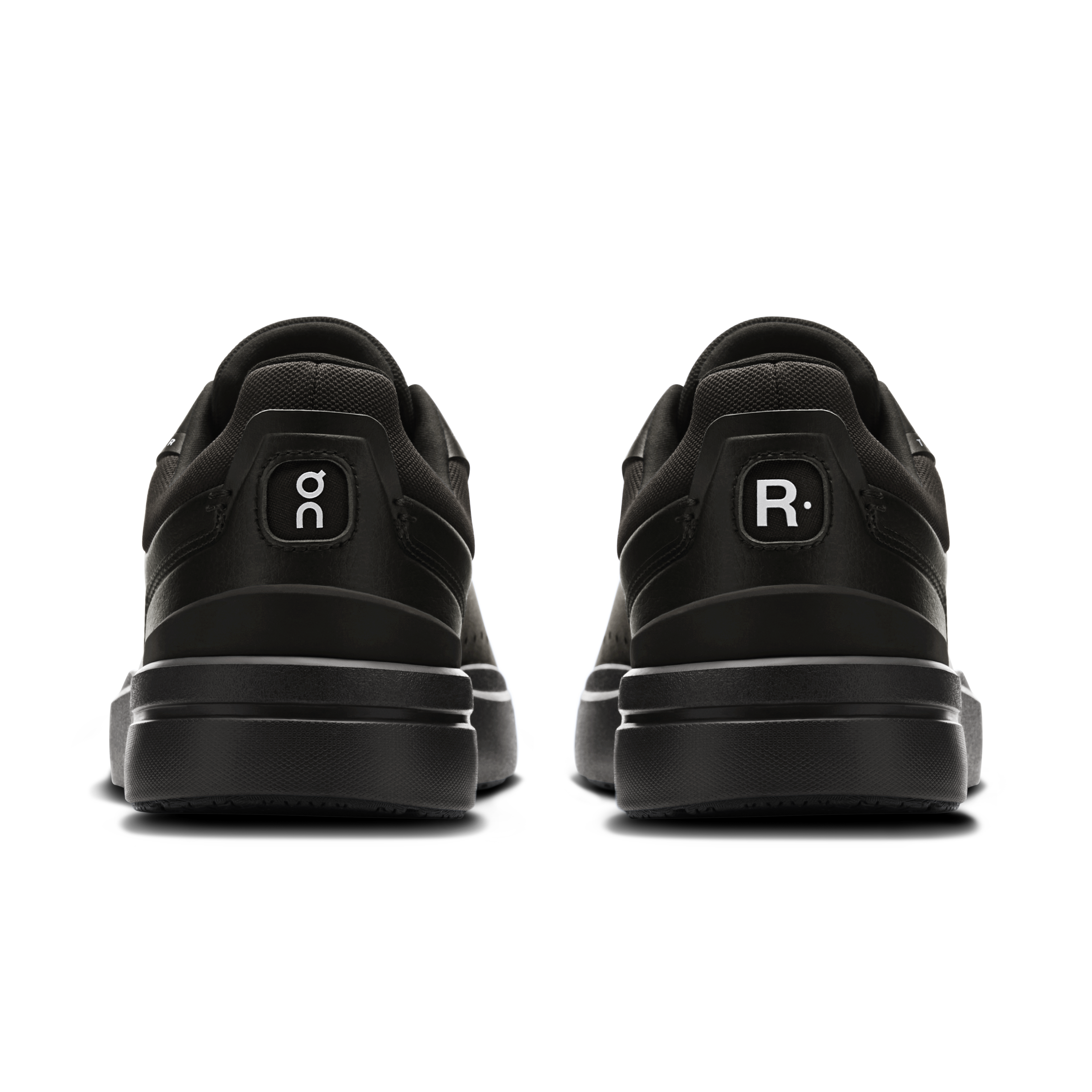 On THE ROGER Advantage Black & Black Men Tennis Shoes