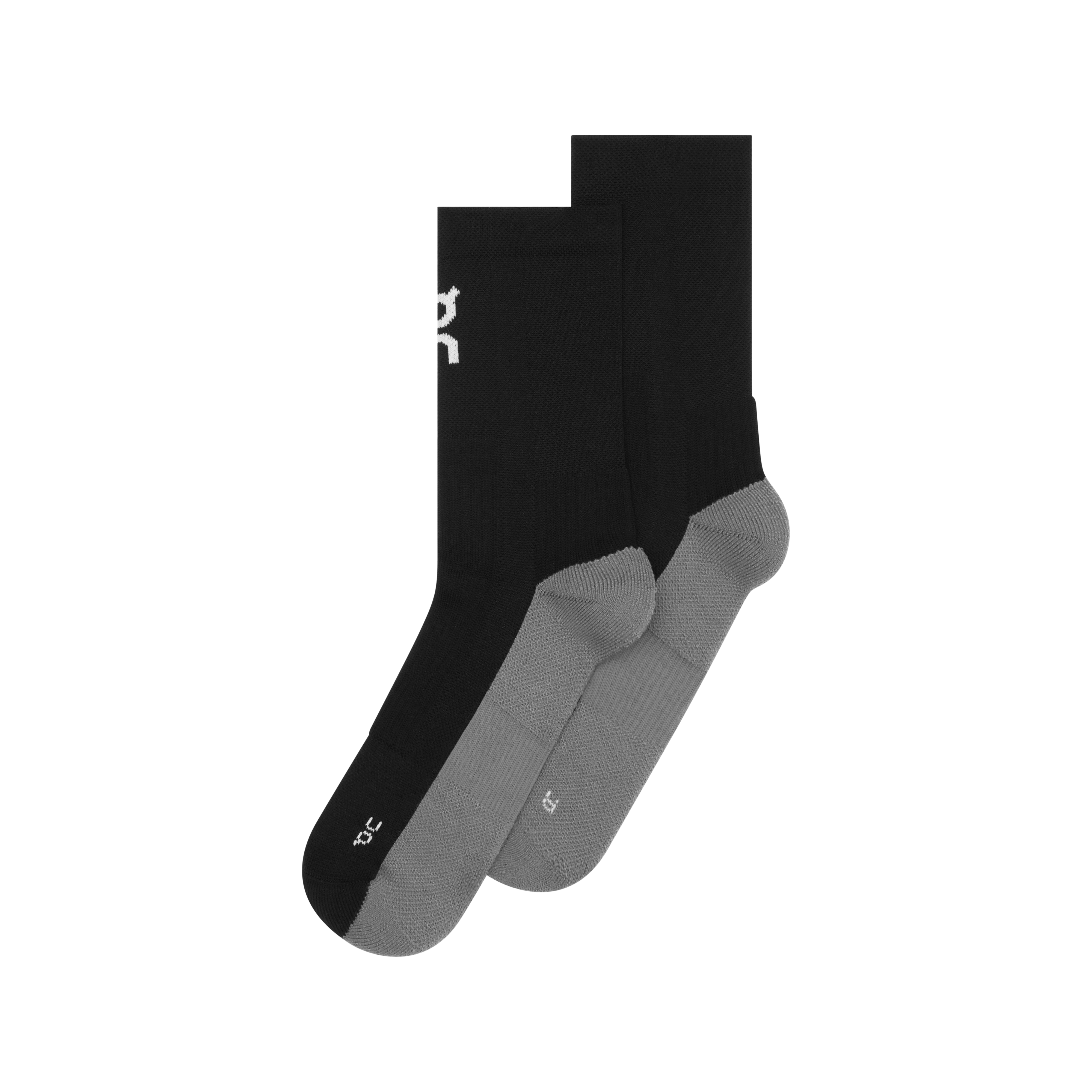 Trail Sock High 2P in Black/Black
