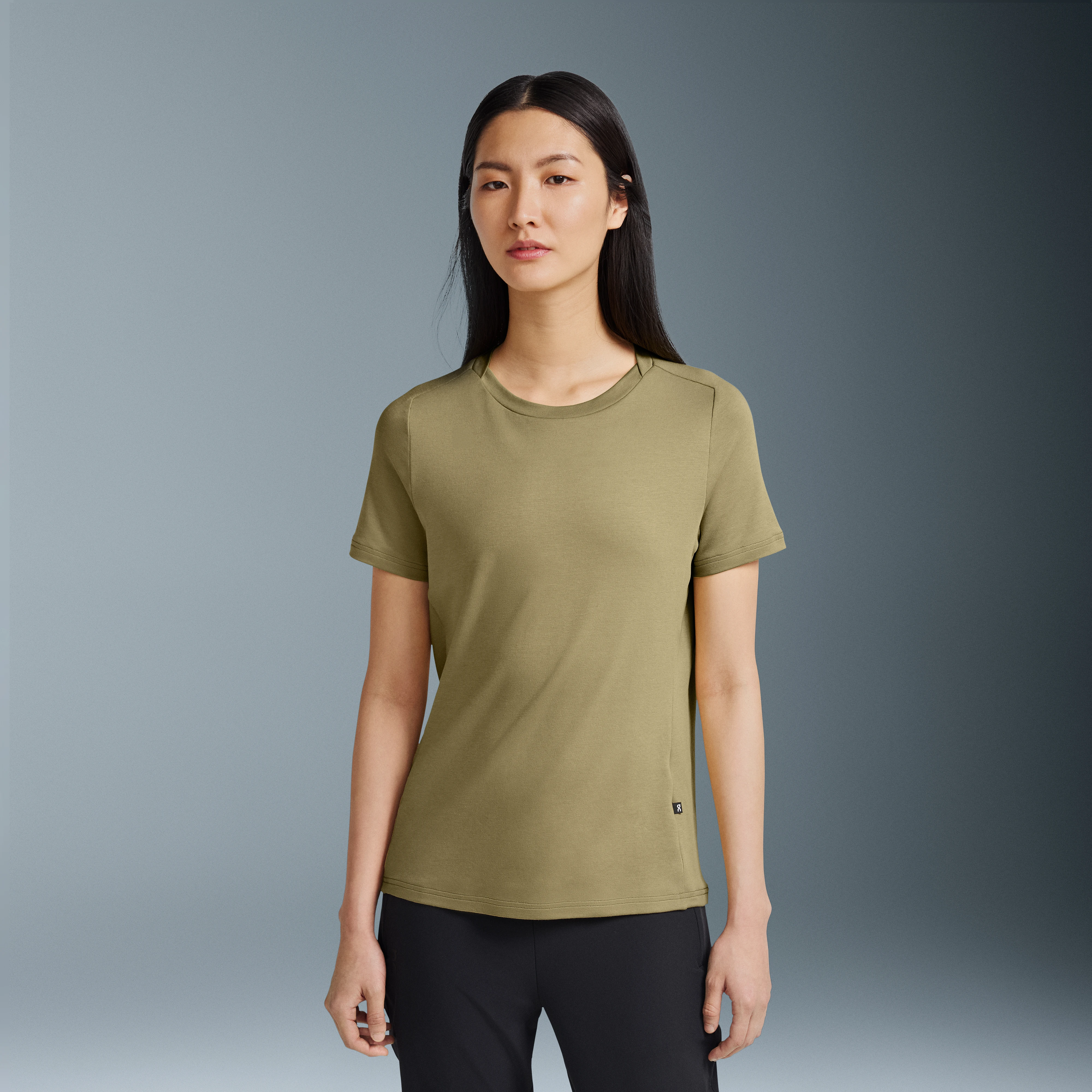 On Focus-T Green Women Women – All-day wear, workouts, yoga Tops and t-shirts