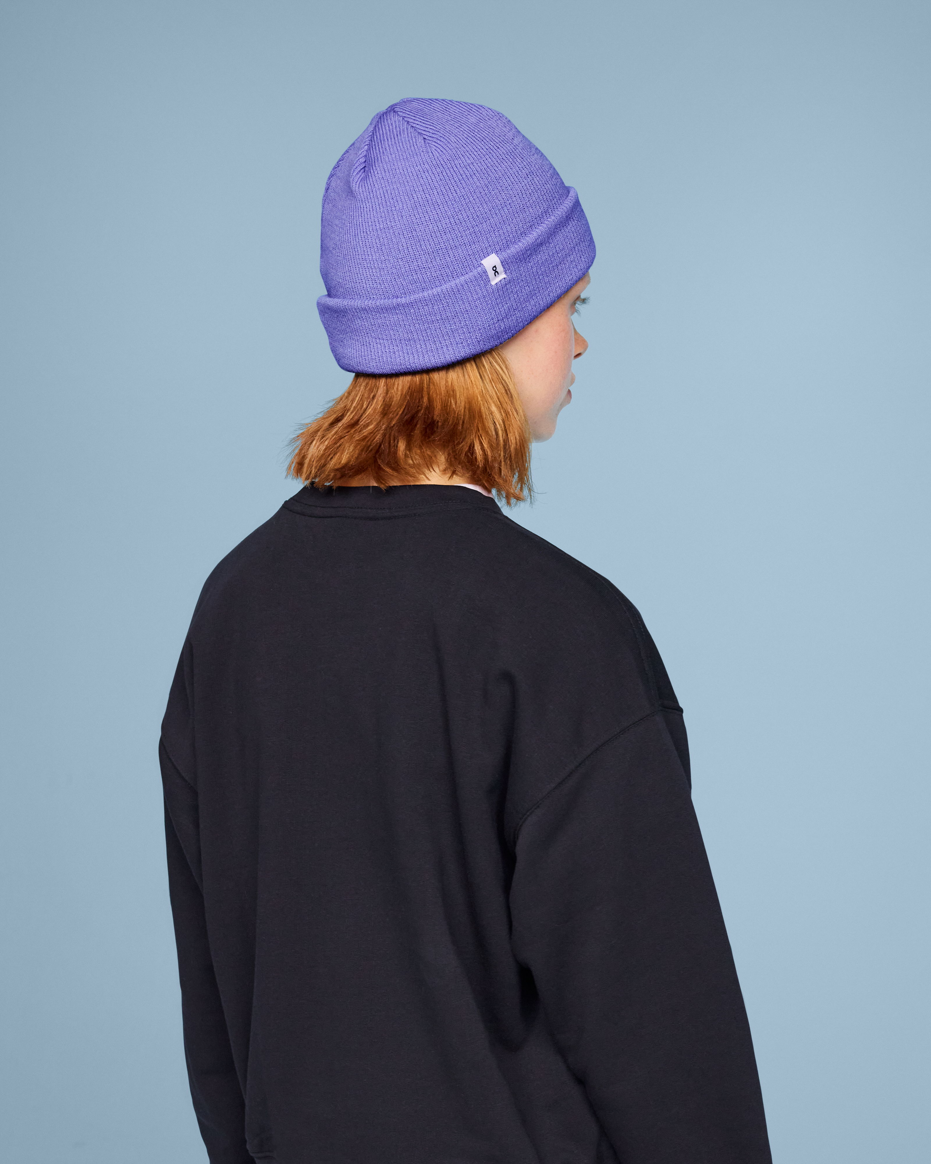 On Merino Beanie Blueberry Unisex Headwear