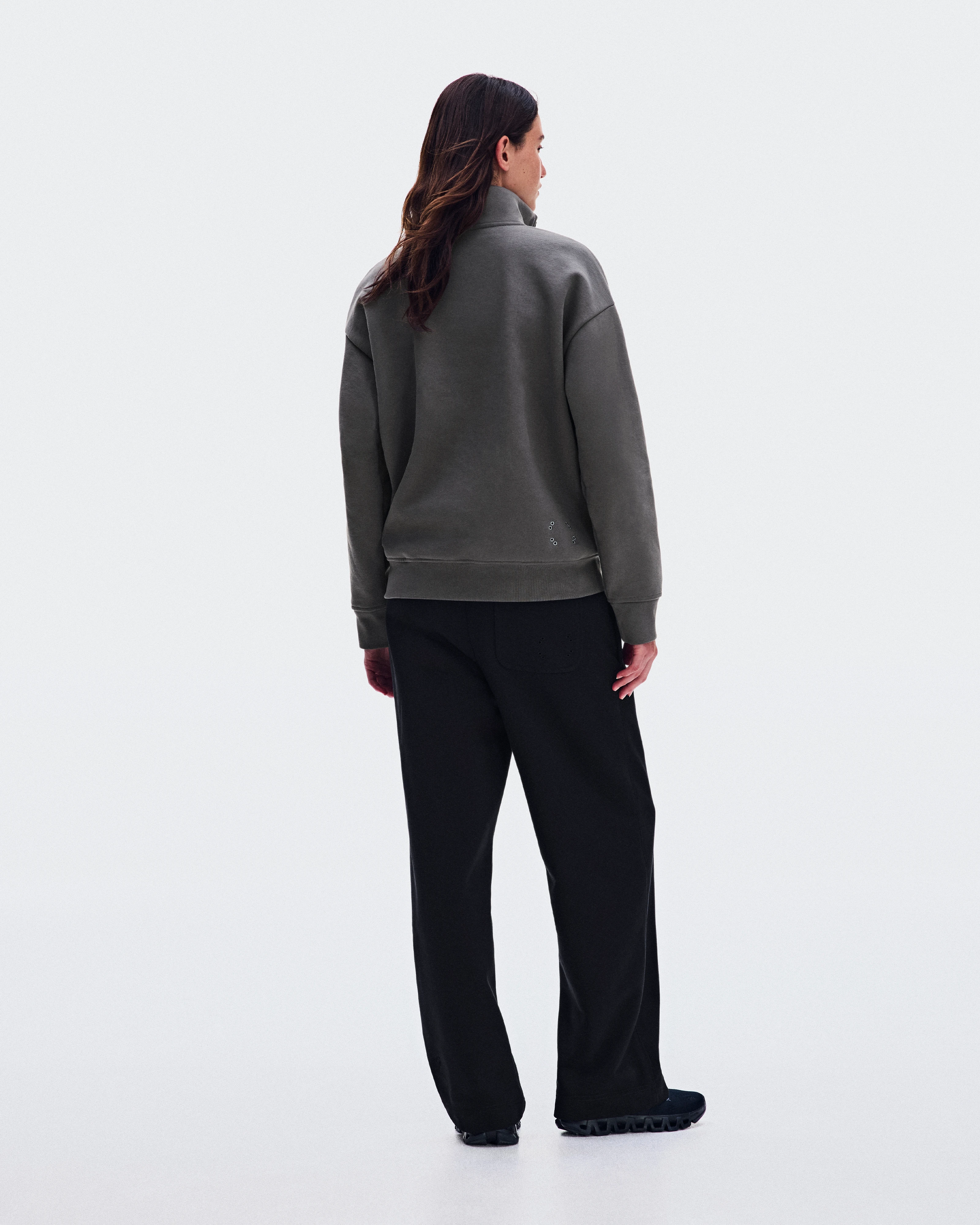 On Club Collective 1/4 Zip Ember ウィメンズ – 一日中快適 フーディ＆スウェットシャツ