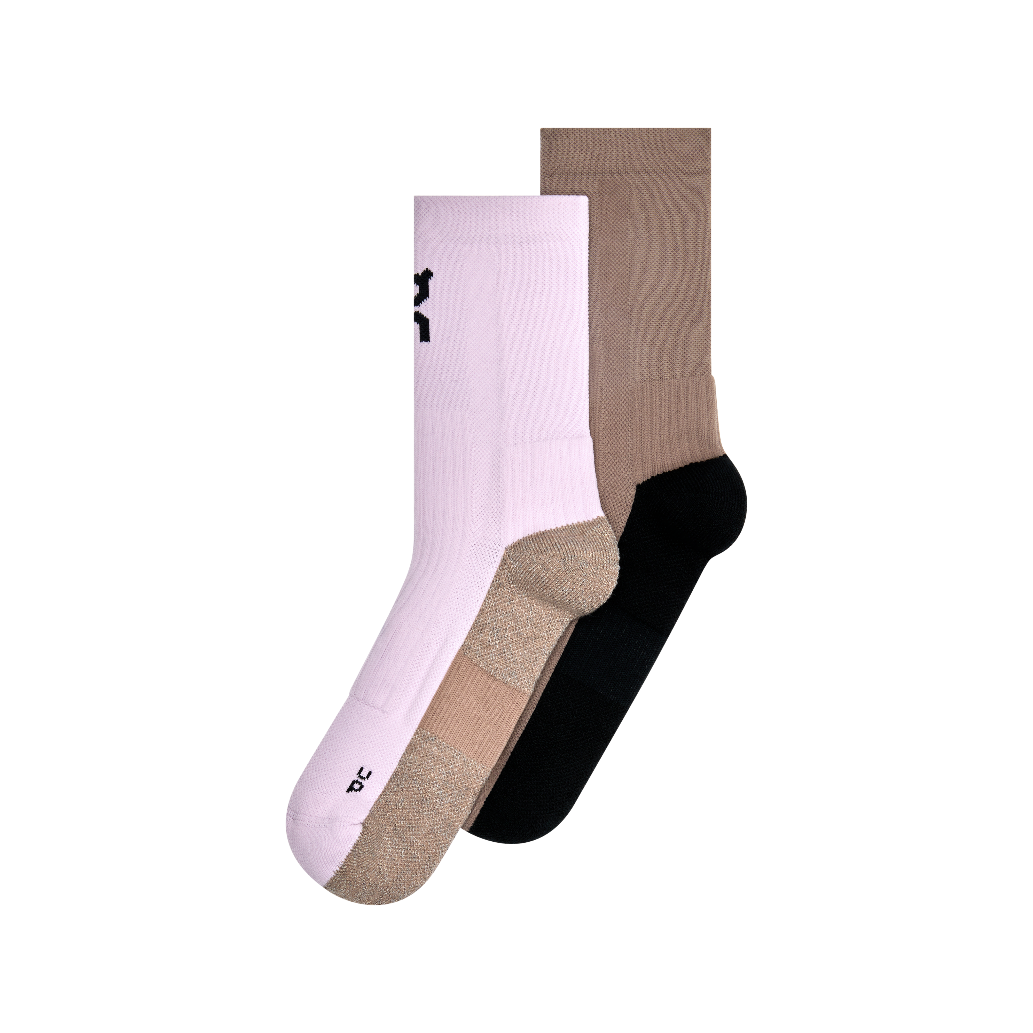 Trail Sock High 2P in Foxglove/Ash