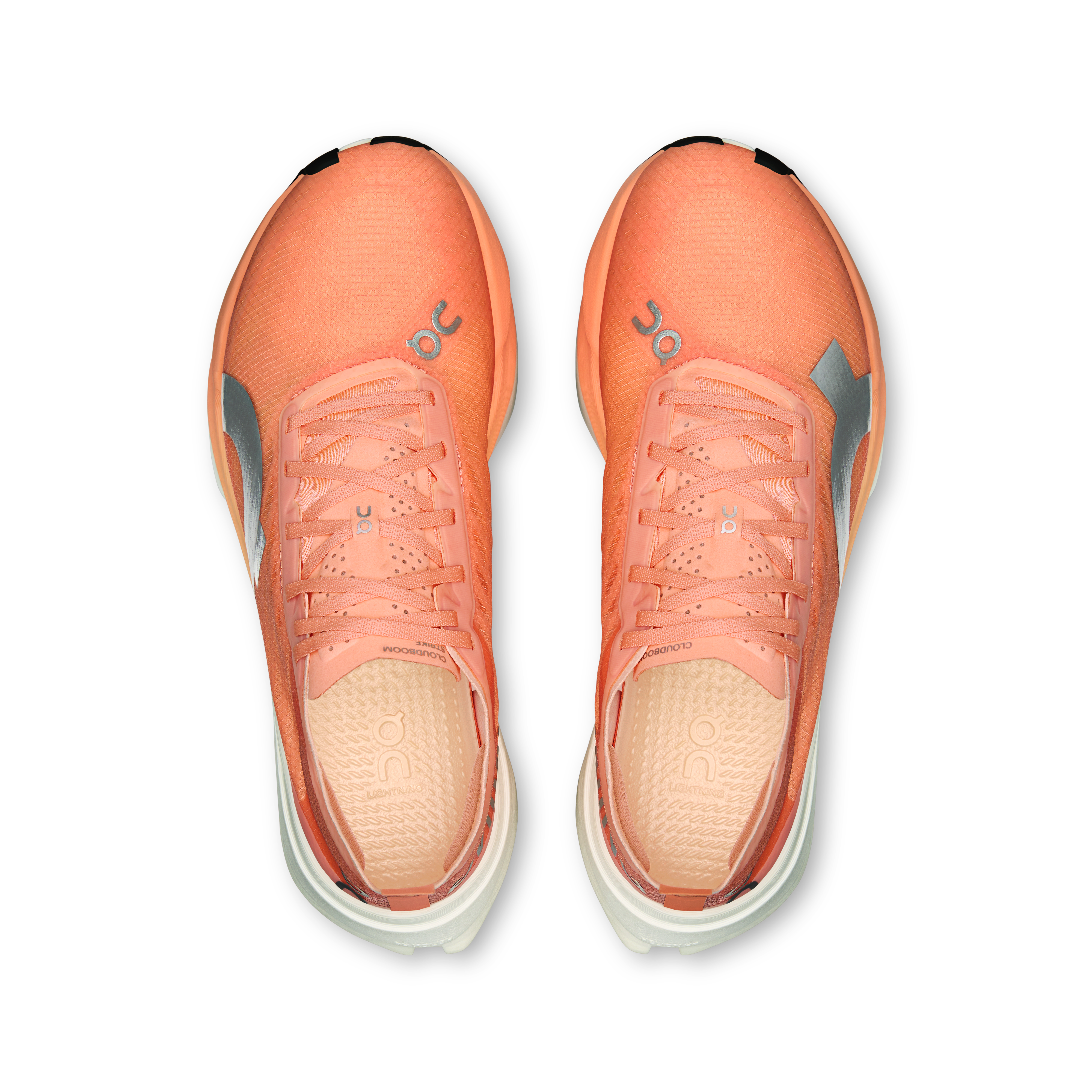 On Cloudboom Strike Sunstone & White Women Road running Shoes